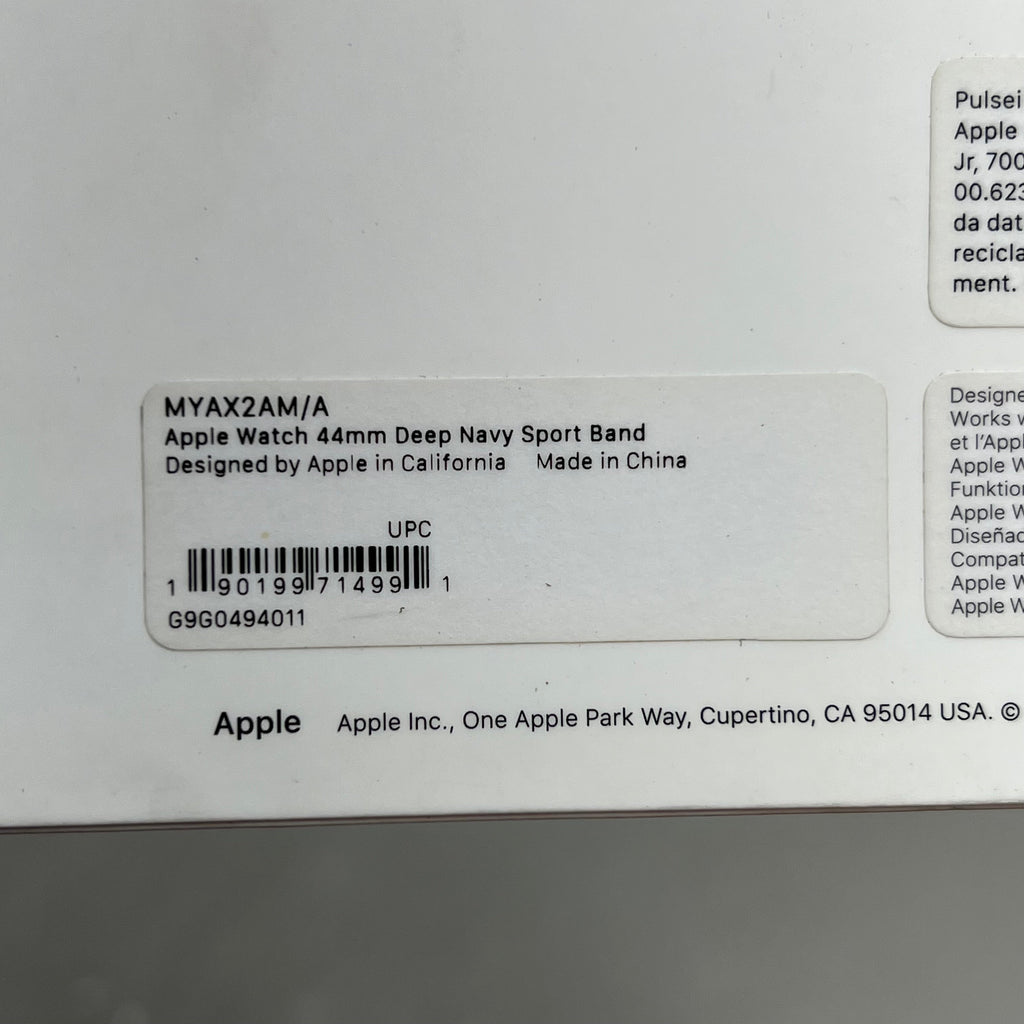 APPLE Sport Band For Apple Watch  44mm  Deep Navy MYAX2AM/A