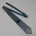 ALEXANDER JULIAN COLOURS 3D Square Tie 60" Blue/Multicolor Pattern (Pre-Owned)