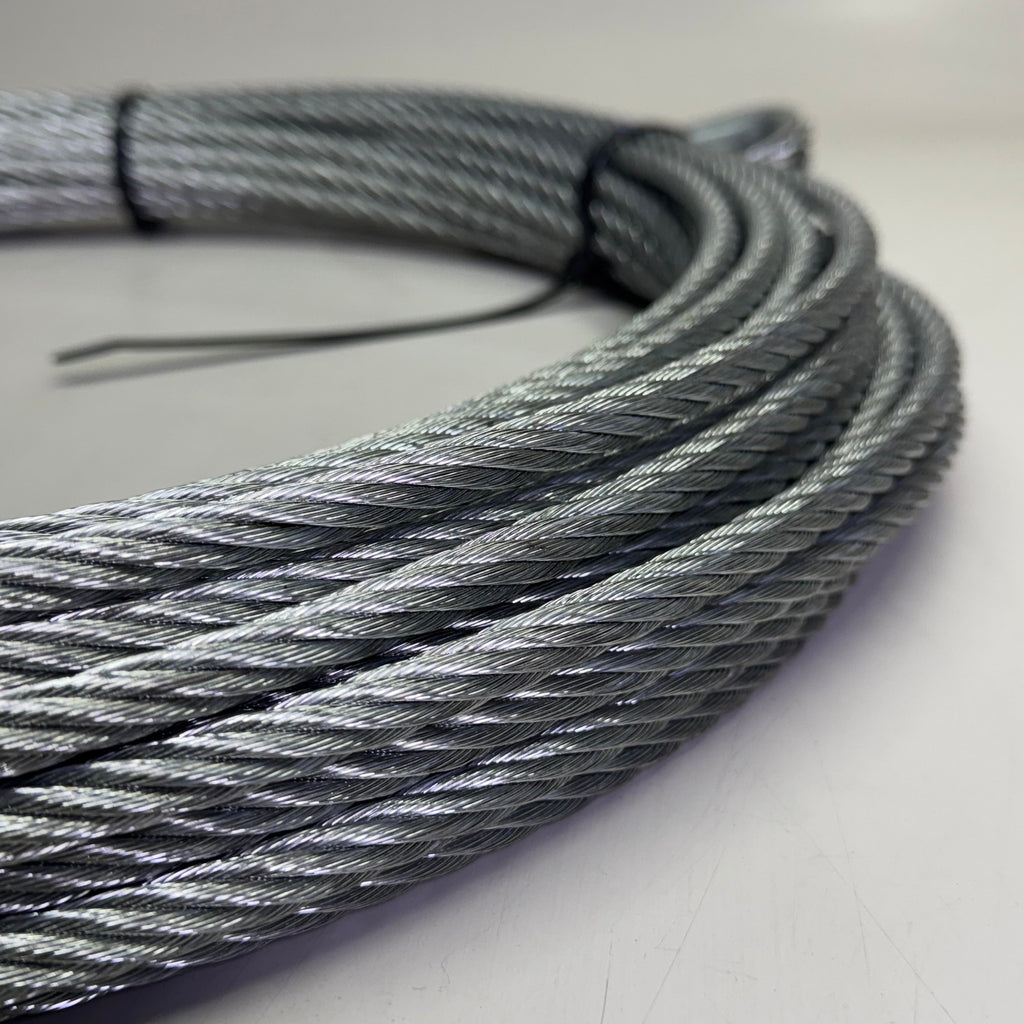 HONEYWELL Galvanized Cable W/Thimble One End Sz 120 ft. L x 3/8", SGLL/120FT