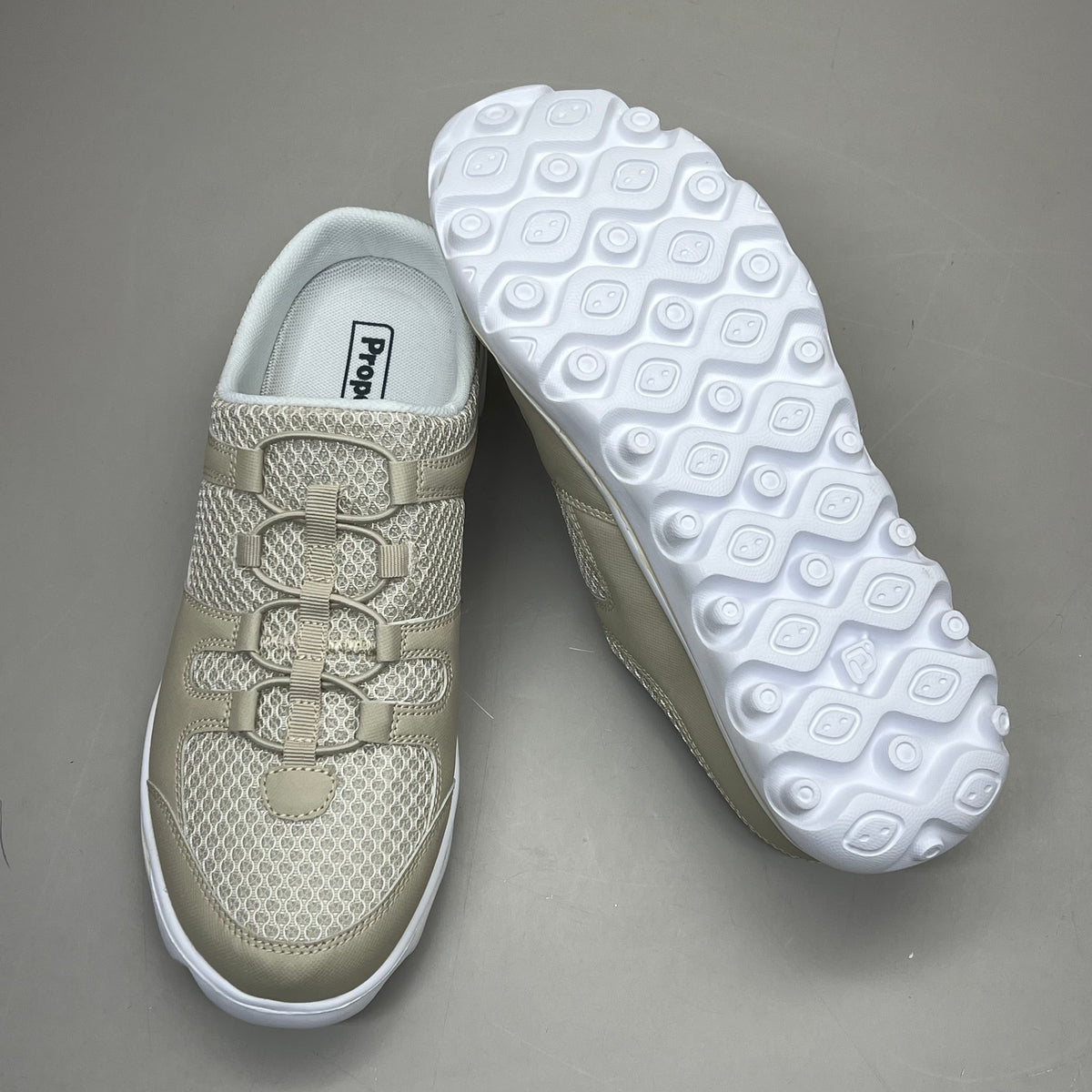 PROPET Travel Activ Slide Breathable 2 Tone Mesh Women's Sz 9 N(AA) Sand WAT011M