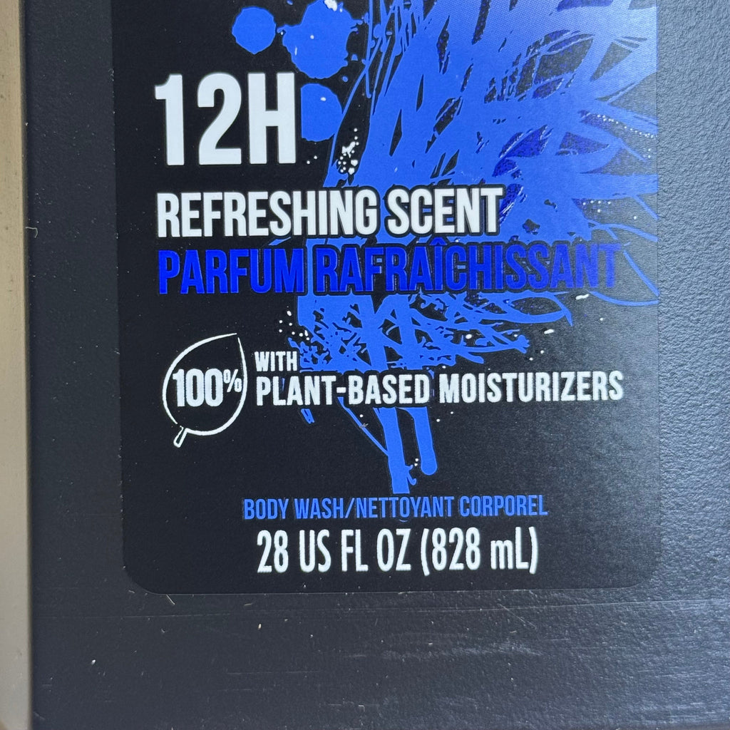 AXE Crushed Mint & Rosemary Body Wash (2 Pack) 12H 28fl oz Sz 3” W x 9” H