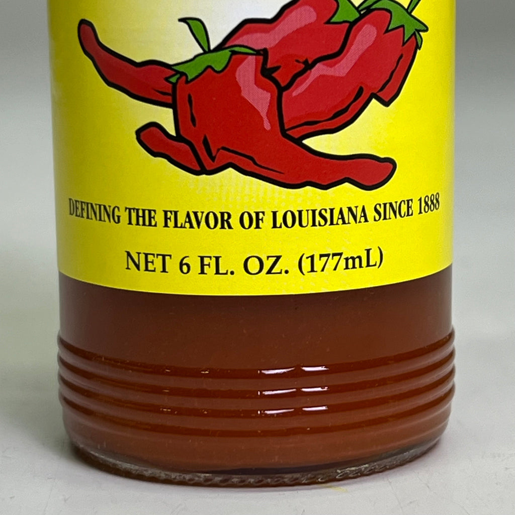 REX (24 PACK) Louisiana Red Pepper Sauce 6 oz Red BB 09/26