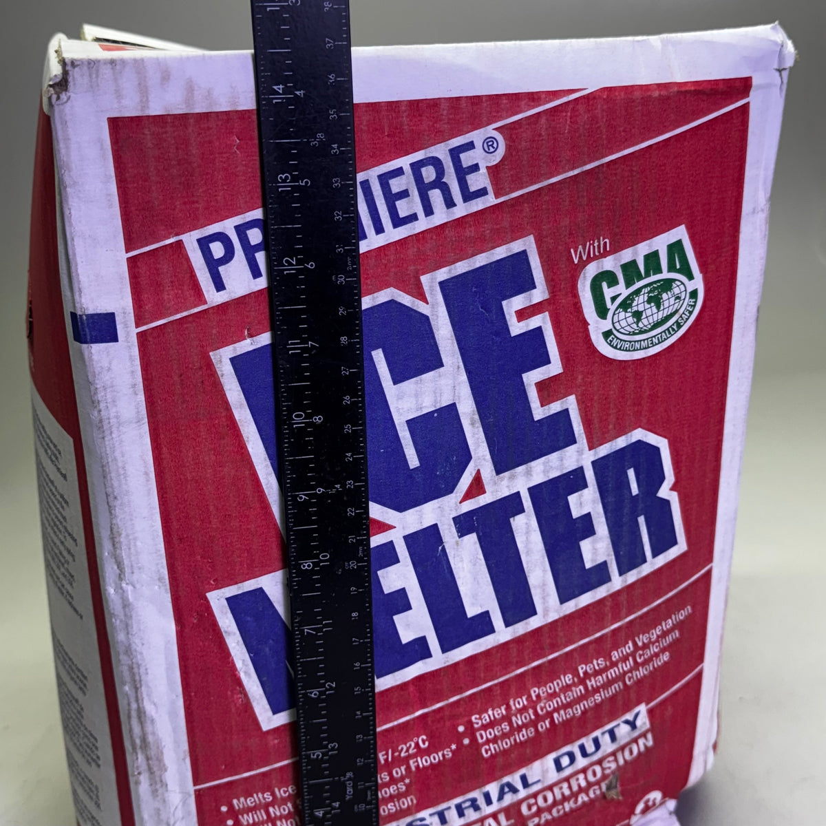 ICE MELTER Carton Ice Melt, Granular -8 Degrees F, Blue 50 Lbs Blue 4W973 (New Other, Distressed Box)