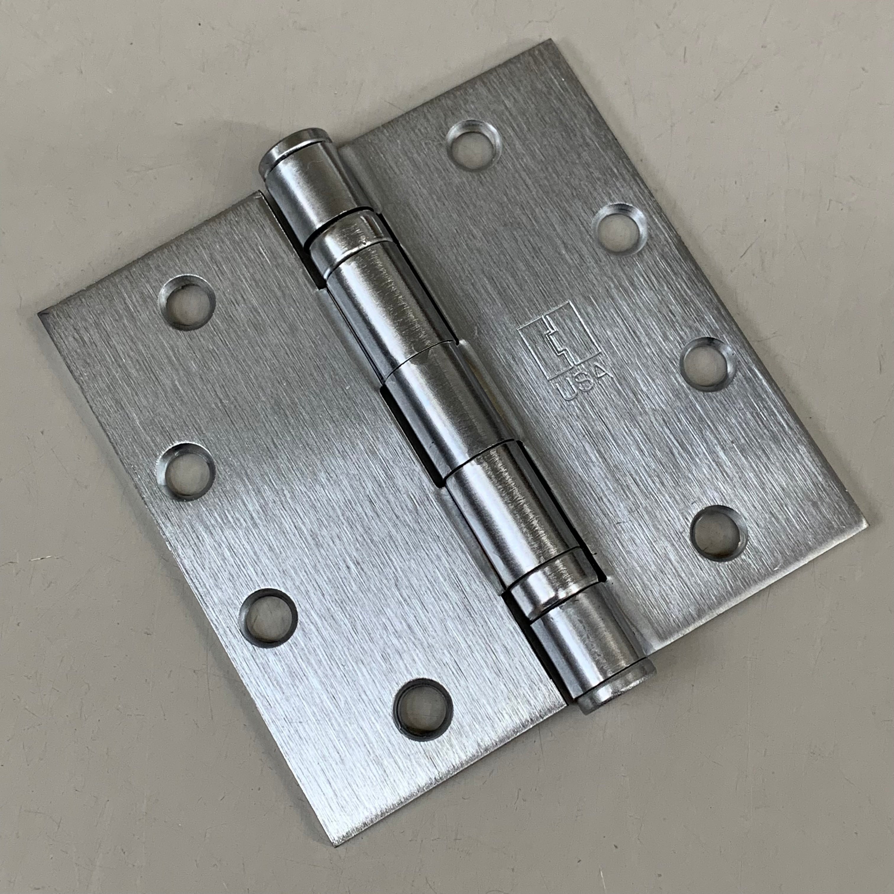HAGER (3 Pack) Hinge 5 Knuckle Steel 4.5"x4.5" Satin Chrome BB1279