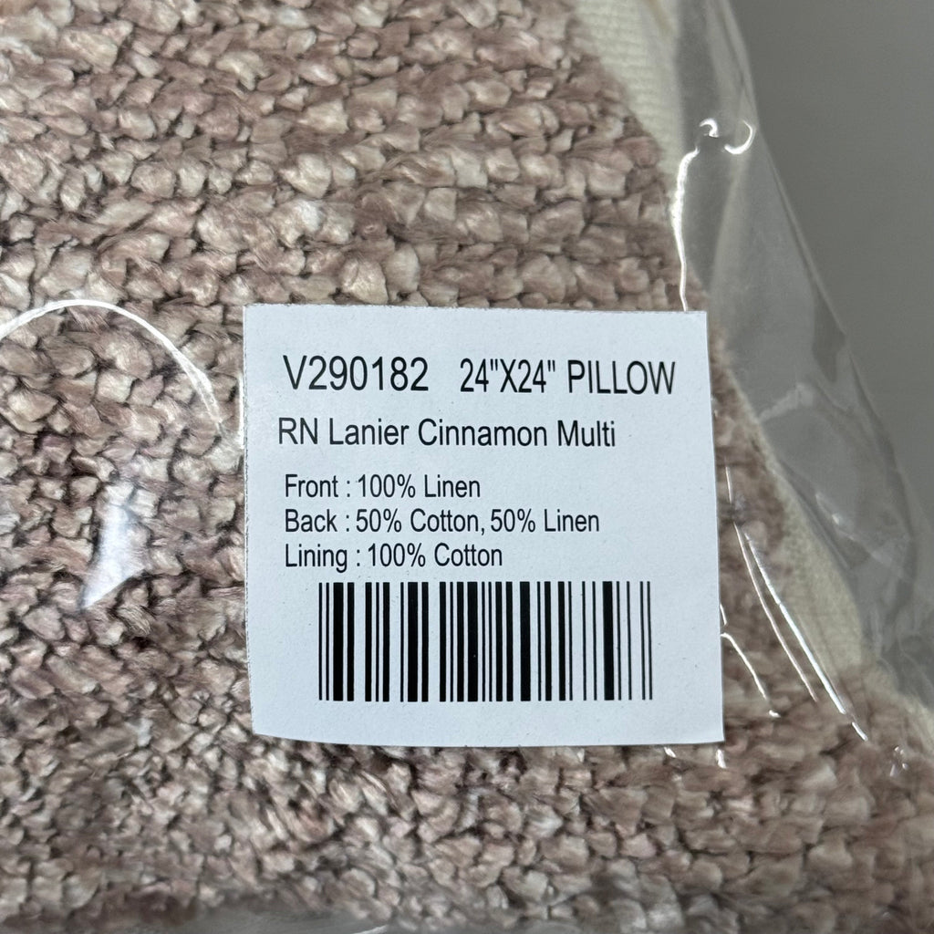 VILLA 24"x24" RN Lanier Decorative Throw Pillow Orange Spice Multi