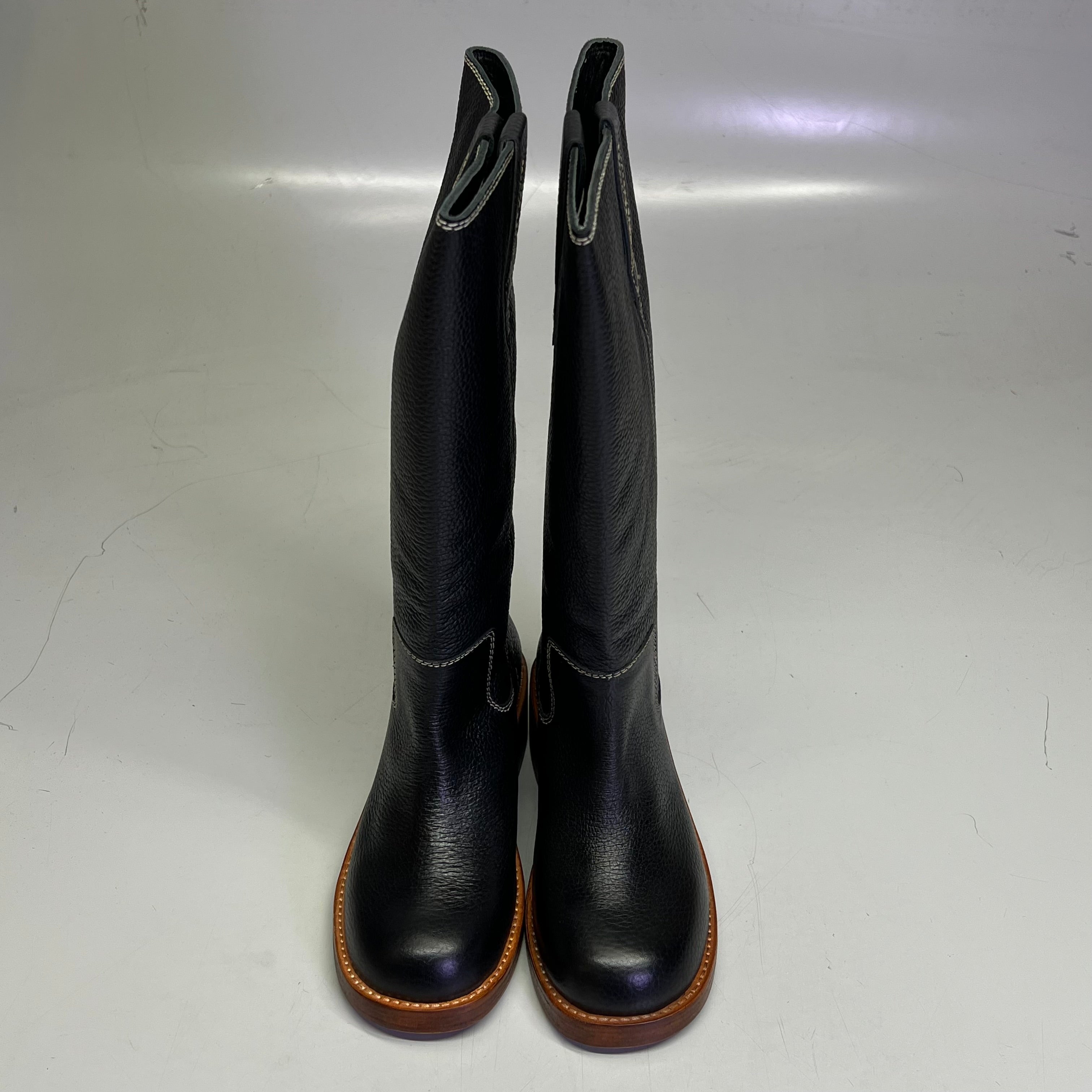 FREE PEOPLE Blaze Pull On Boot Women's Sz 6 Victorian Black Leather 88905880