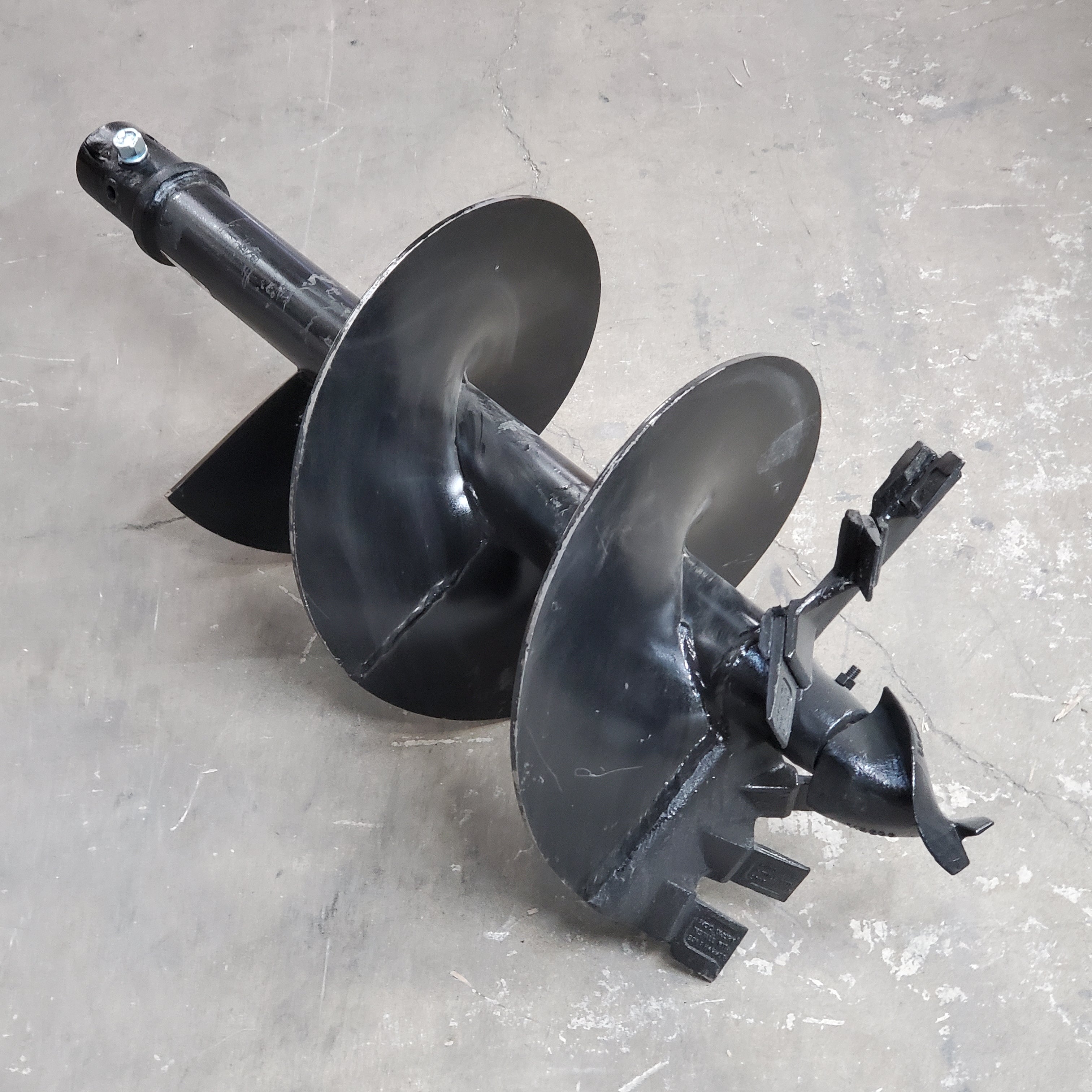 Rock Auger Heavy Duty Post Hole Digger 18" X 48" & 2" Collar 6 Teeth HSDA180-48