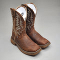 Justin Rush Hickory Brown Water Buffalo Boot Style #SE7400 Size Mens 8.5 EE