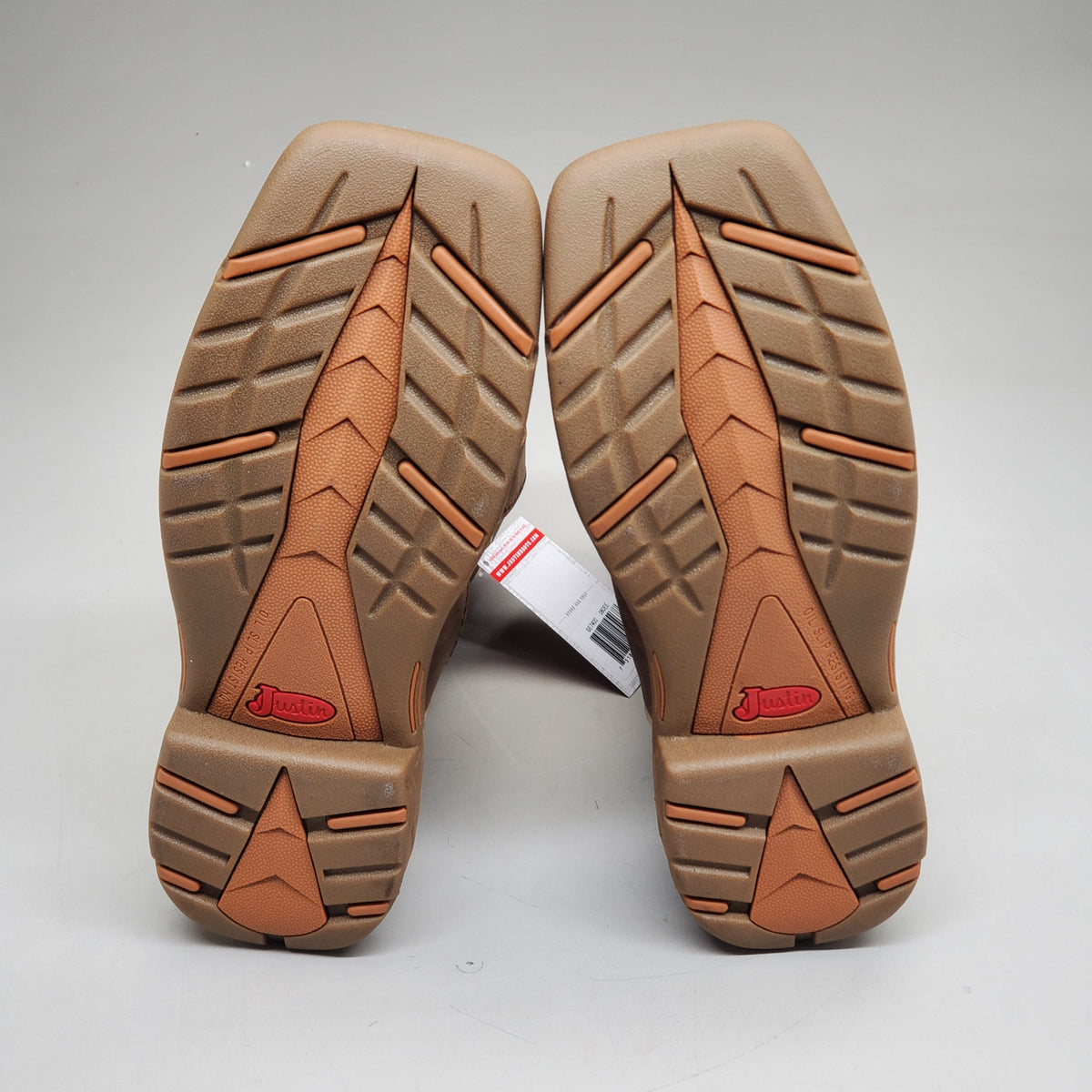 Justin Rush Hickory Brown Water Buffalo Boot Style#SE7400 Size Mens 8 EE