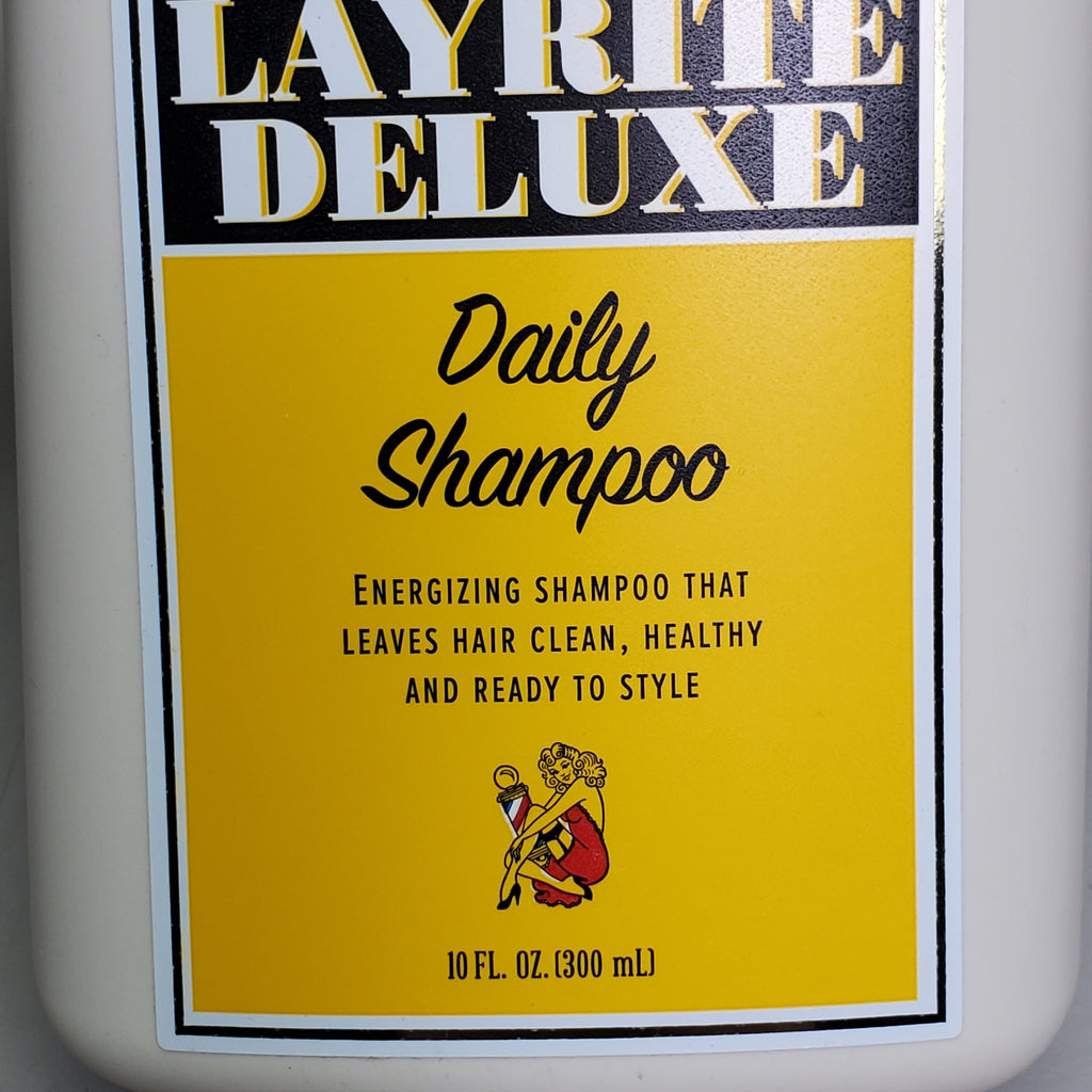 LAYRITE DELUXE Daily Shampoo 10 fl oz Crafted for Barbers