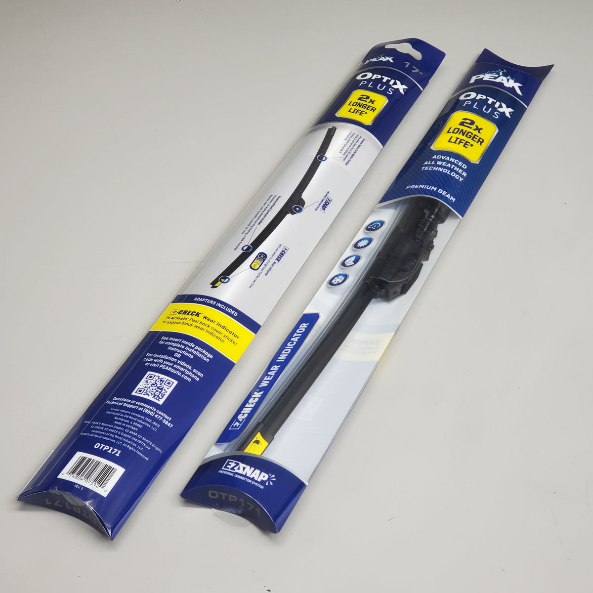 PEAK Optix Plus Beam Windshield Wiper Blades 17" OTP171 2x Longer Life