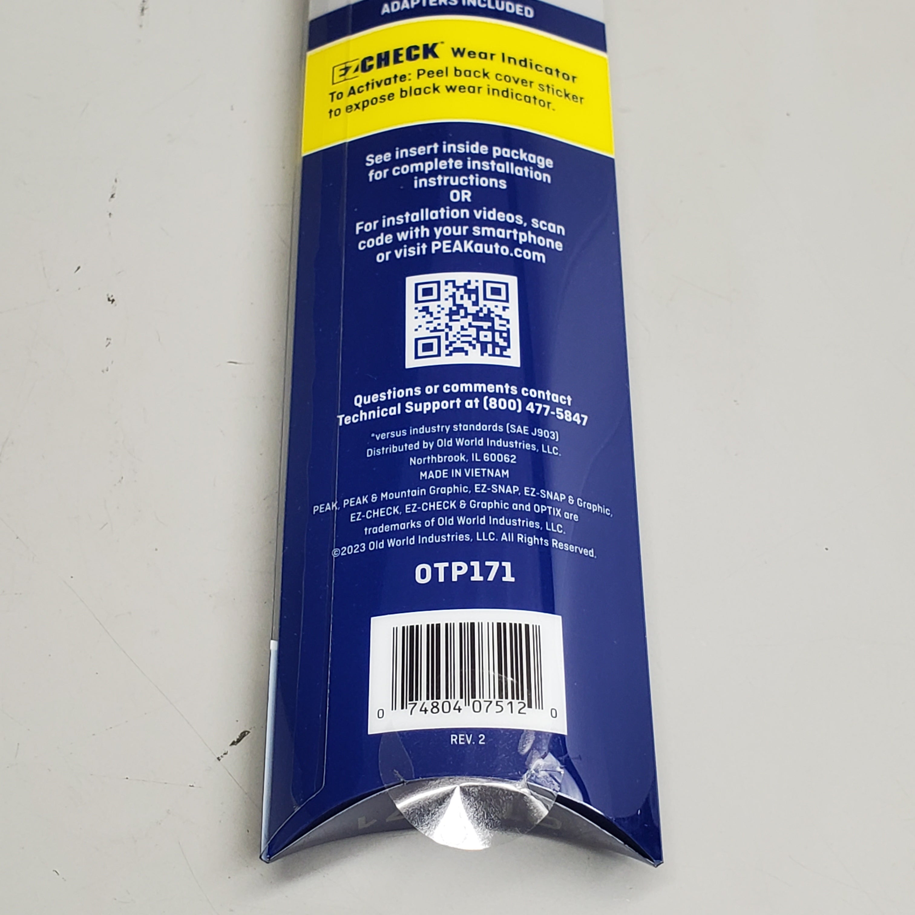 PEAK Optix Plus Beam Windshield Wiper Blades 17" OTP171 2x Longer Life