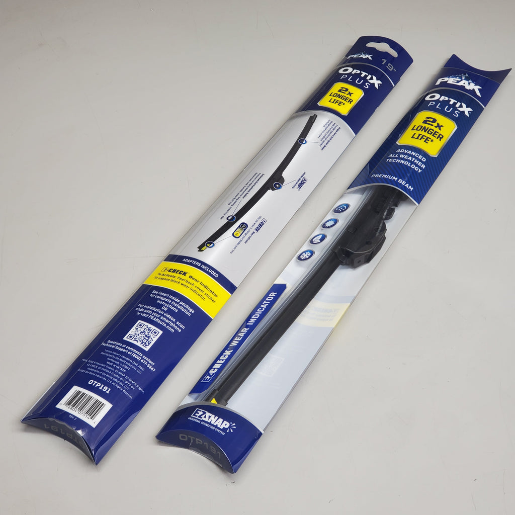 PEAK Optix Plus Beam Windshield Wiper Blades 19" OTP191 2x Longer Life
