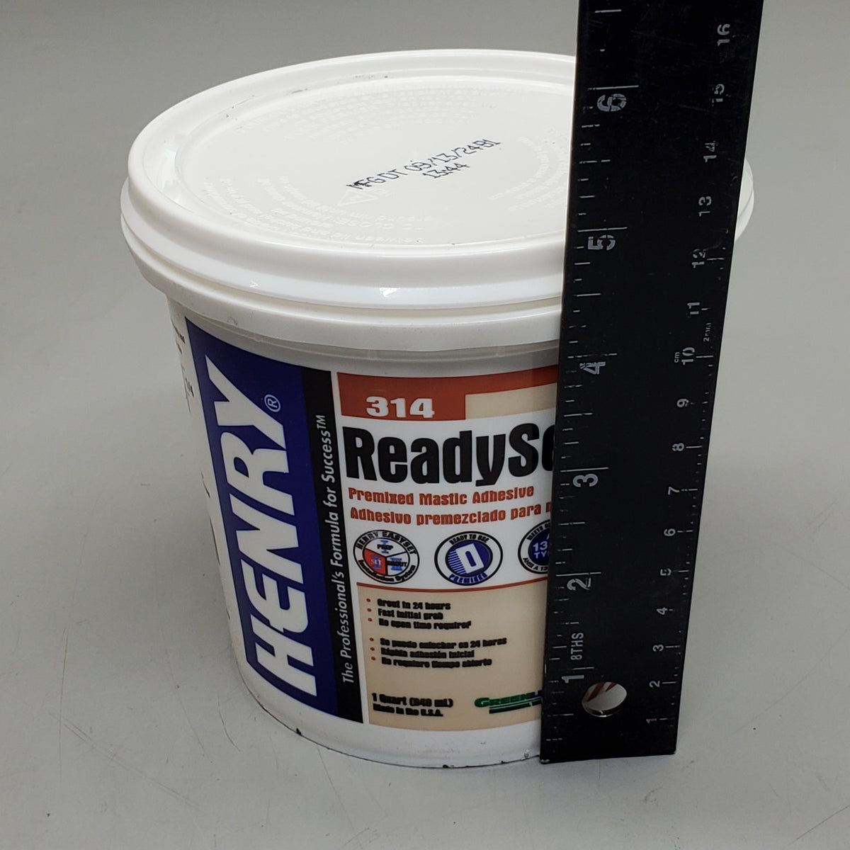 HENRY (12 Pack) ReadySet Premixed Mastic Ceramic Tile Adhesive 1 Quart 314
