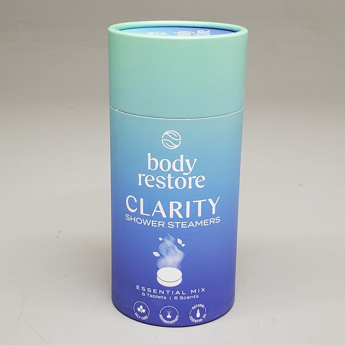 BODY RESTORE (12 Pack) Clarity Shower Steamers 6 Tablets 6 Scents