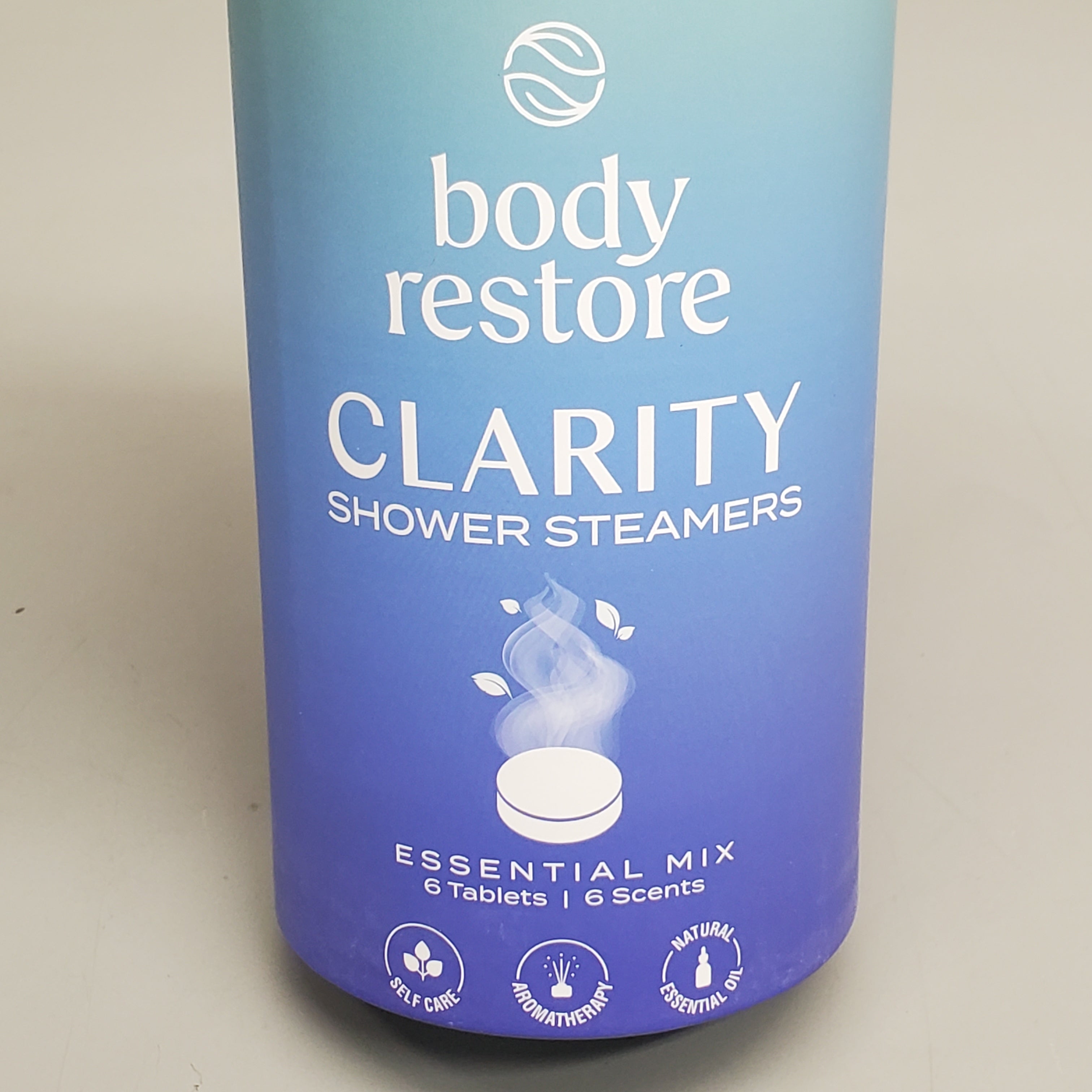 BODY RESTORE (12 Pack) Clarity Shower Steamers 6 Tablets 6 Scents