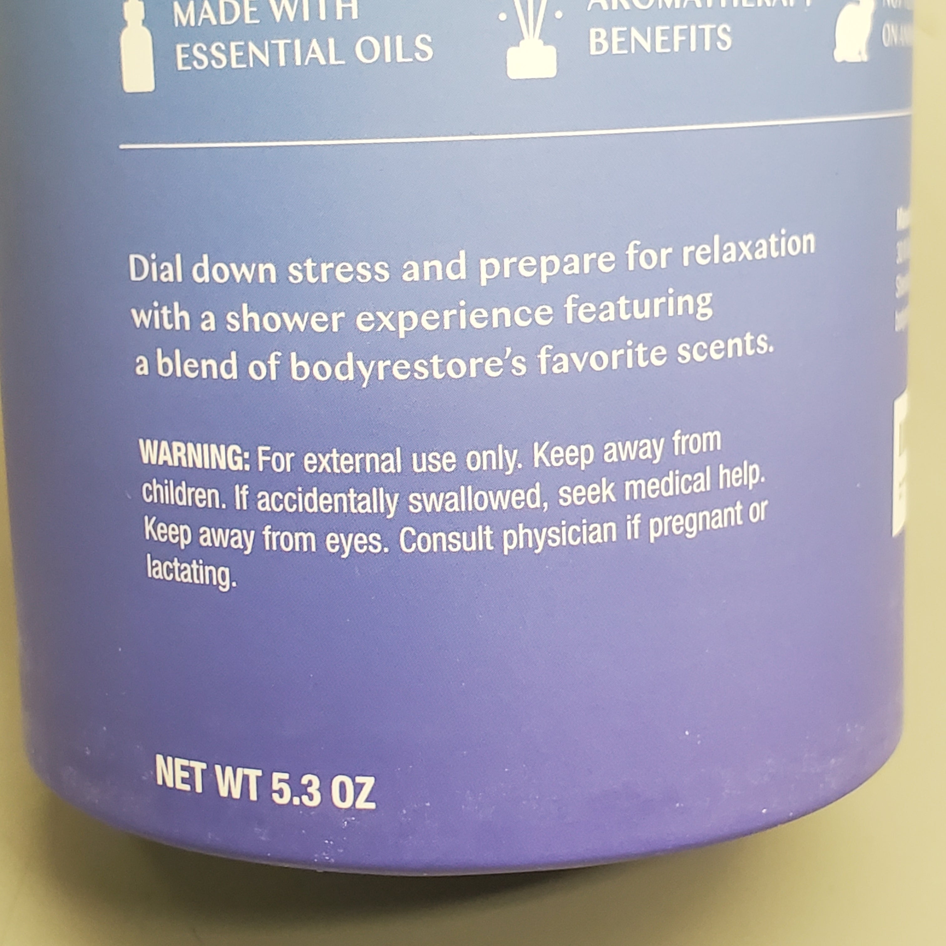 BODY RESTORE (12 Pack) Clarity Shower Steamers 6 Tablets 6 Scents