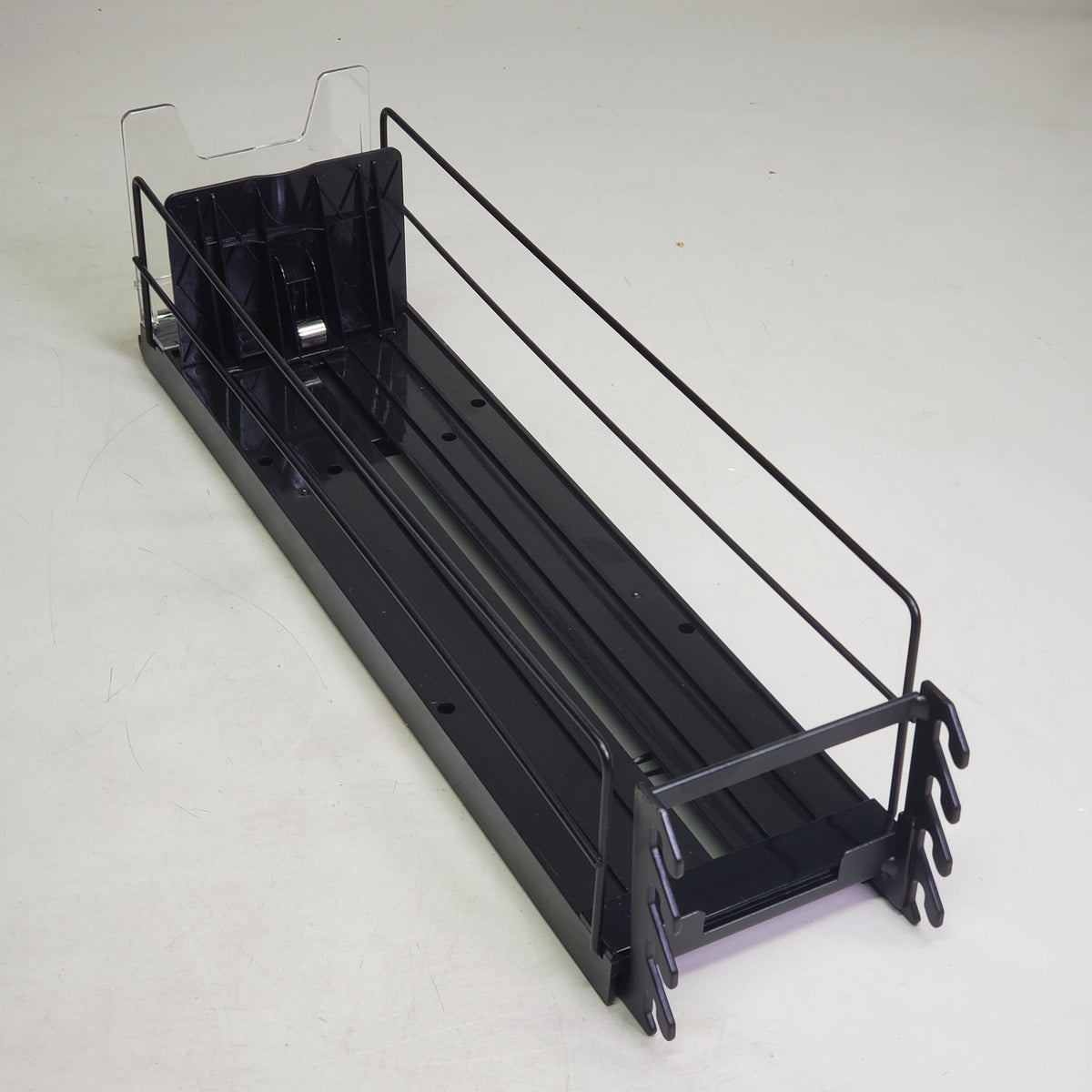 STEPHEN GOULD CORP (6 Pack) Retail Push Tray's Display System Bed W/ Additional Middle Wire ~5"x20" Black sg418 34349