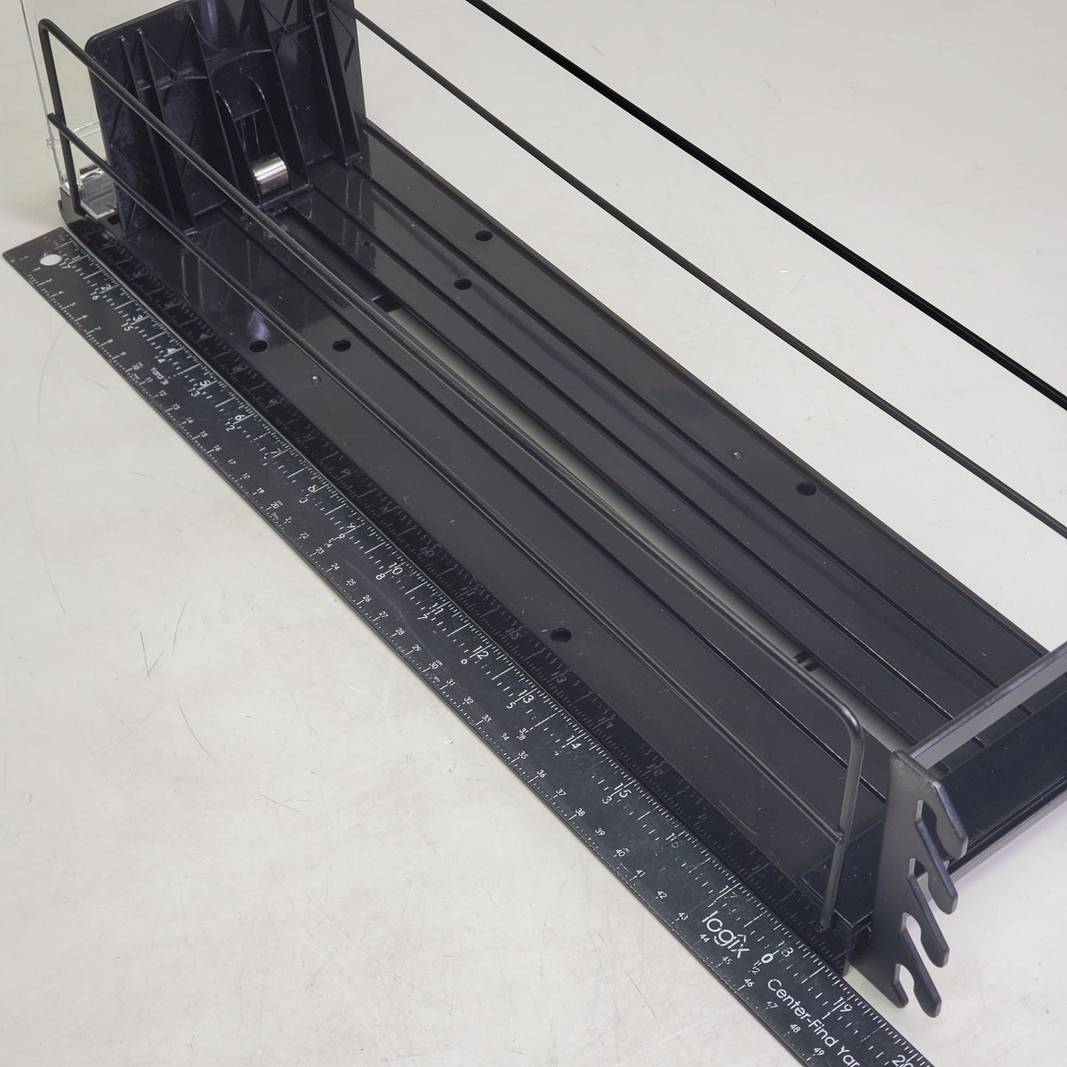 STEPHEN GOULD CORP (6 Pack) Retail Push Tray's Display System Bed W/ Additional Middle Wire ~5"x20" Black sg418 34349