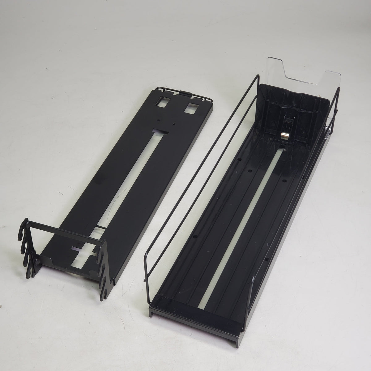 STEPHEN GOULD CORP (6 Pack) Retail Push Tray's Display System Bed W/ Additional Middle Wire ~5"x20" Black sg418 34349