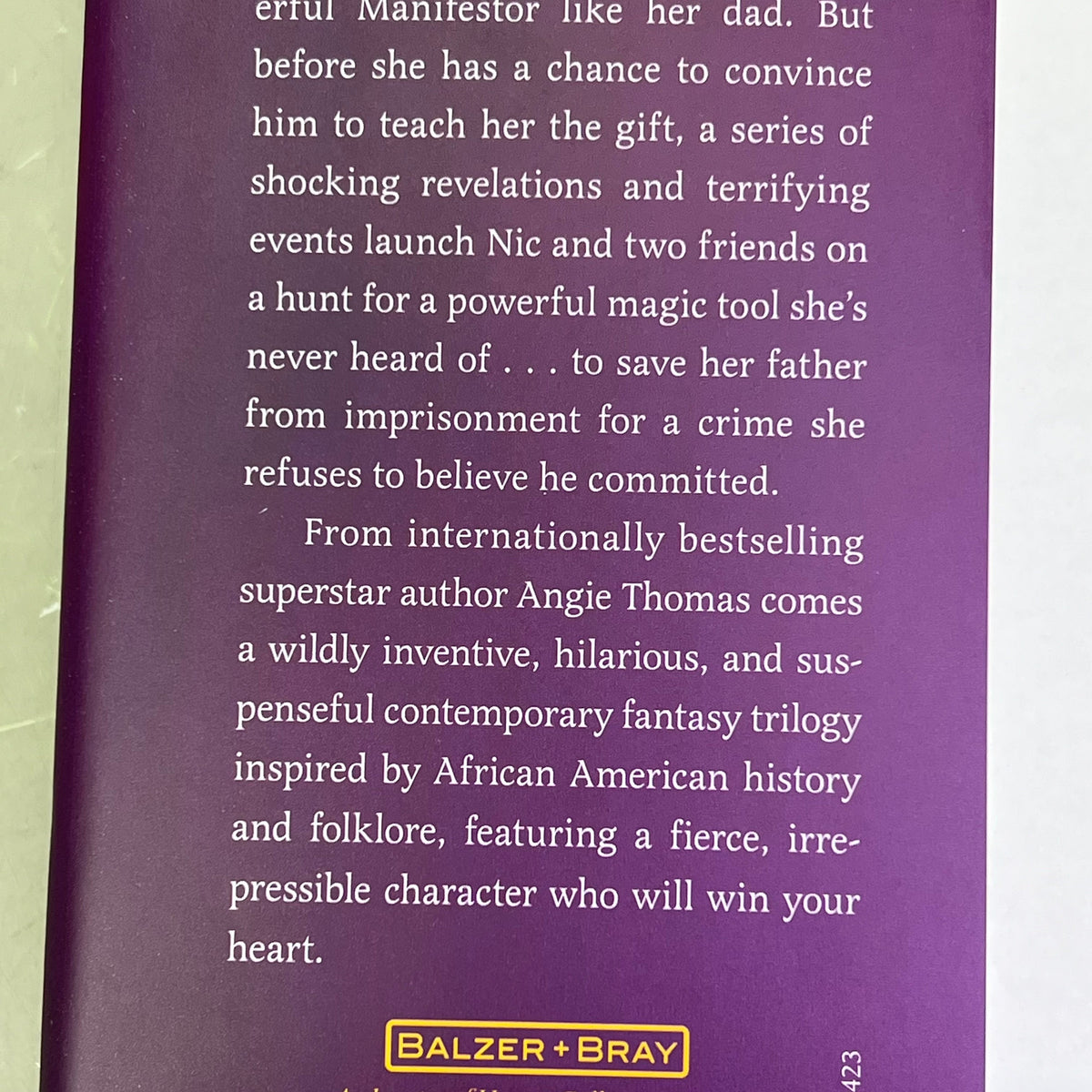 NIC BLAKE & THE REMARKABLES  The Manifestor Prophecy Hardcover By Angie Thomas