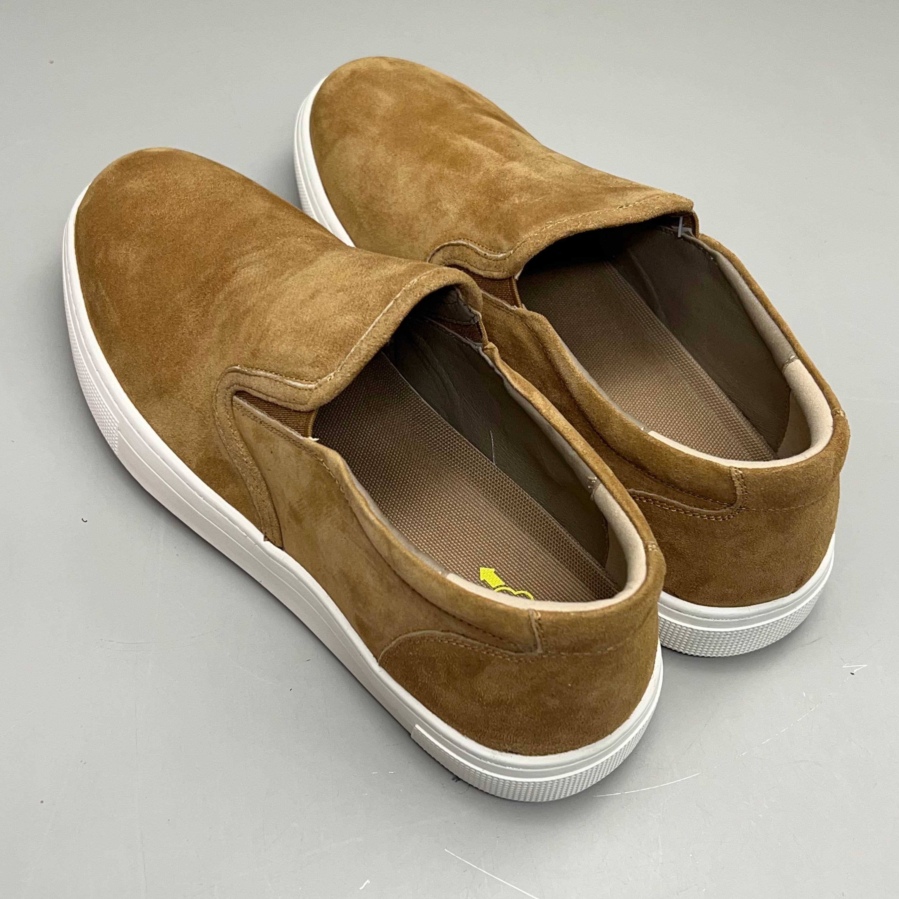 PROPET Kip Suede Slip-On Durocloud Foam Footbed Men's Sz 10 X(3E) Camel MCX074S