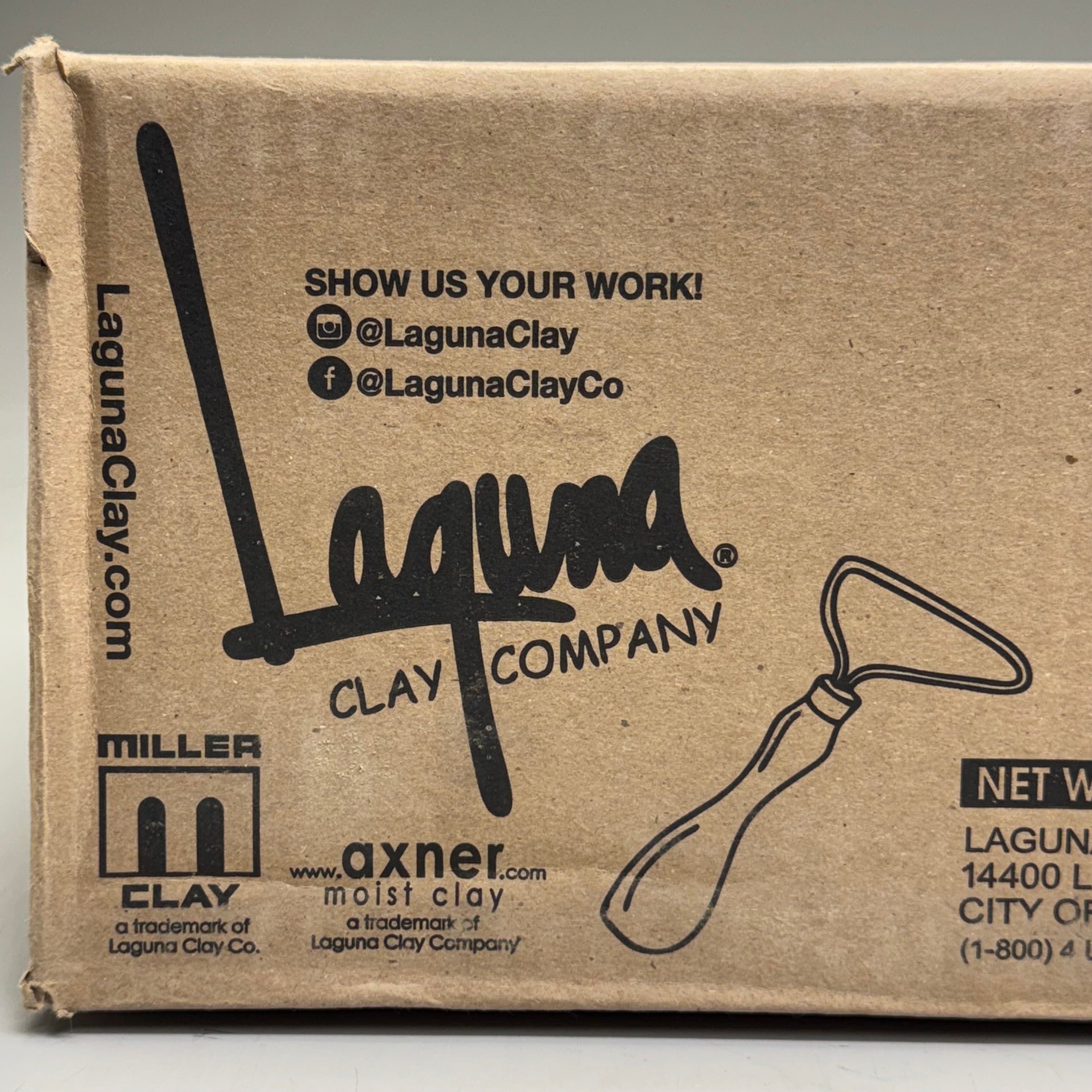 LAGUNA (2 PACK) Clay EM-344 R-2/Grog 50lb Terracotta