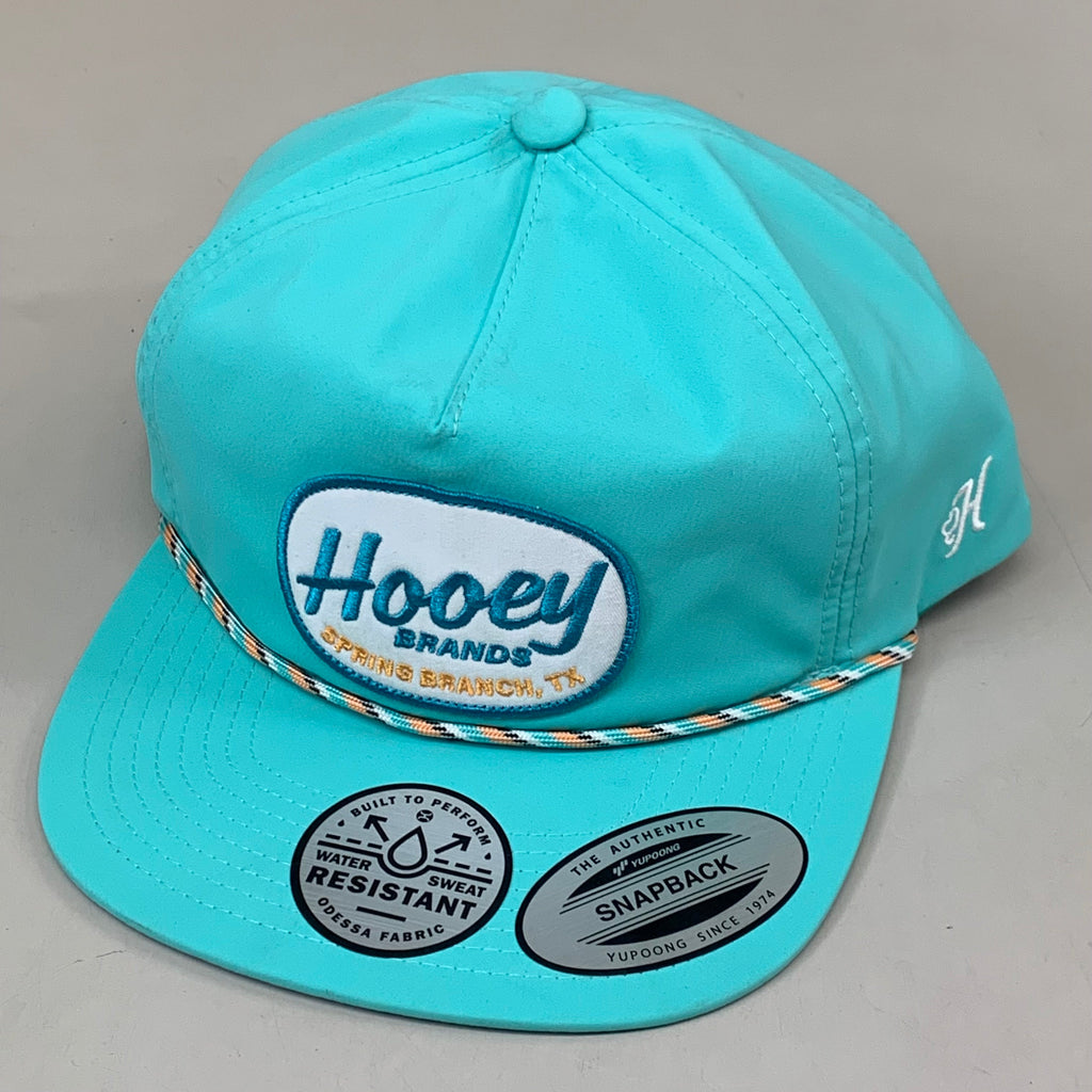 HOOEY Trucker Adjustable Snapback Hat Local Turquoise Turquoise 2499T-TQ