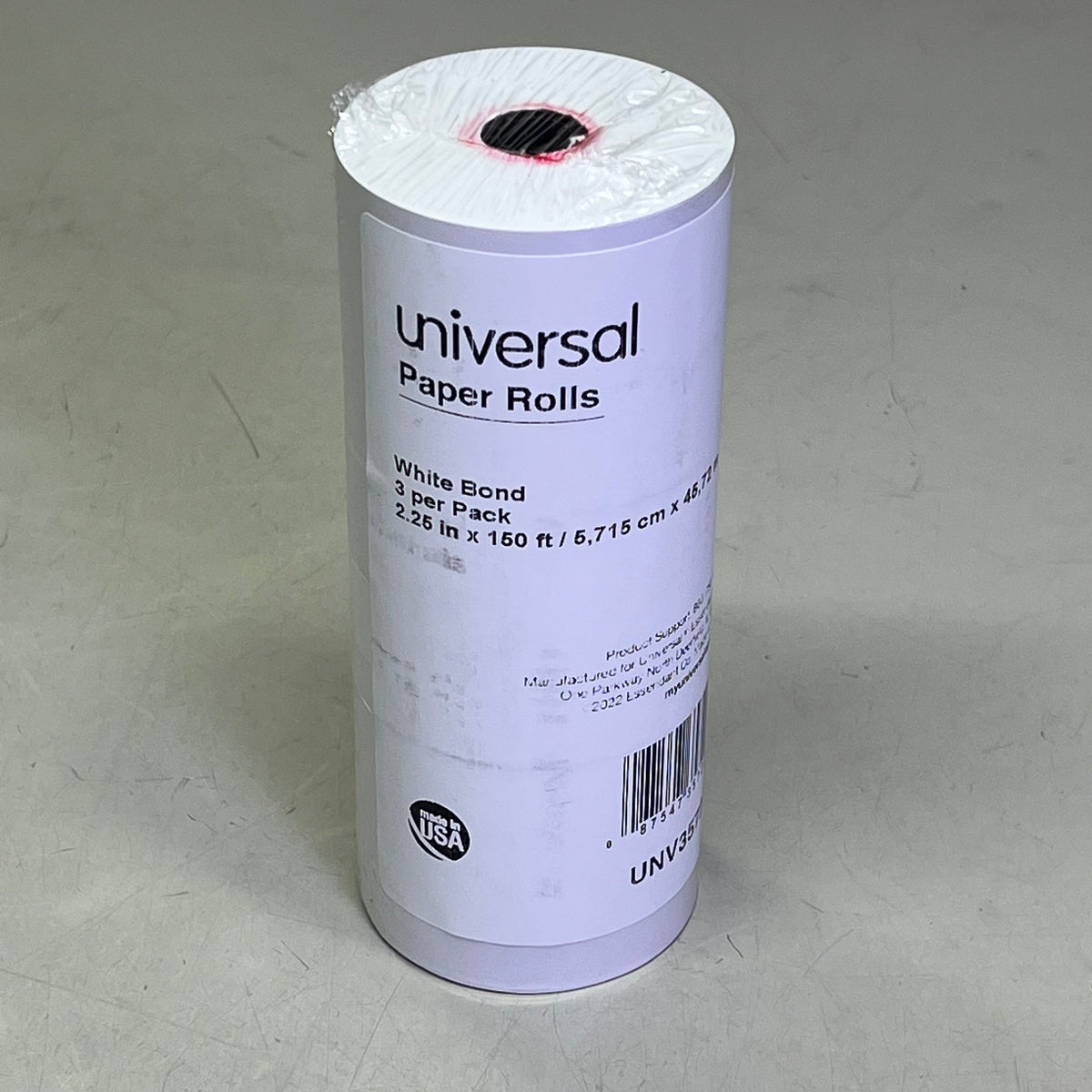 UNIVERSAL (32 PACK) Adding Machine/Calculator Paper Rolls 2.25"x150' White 35720