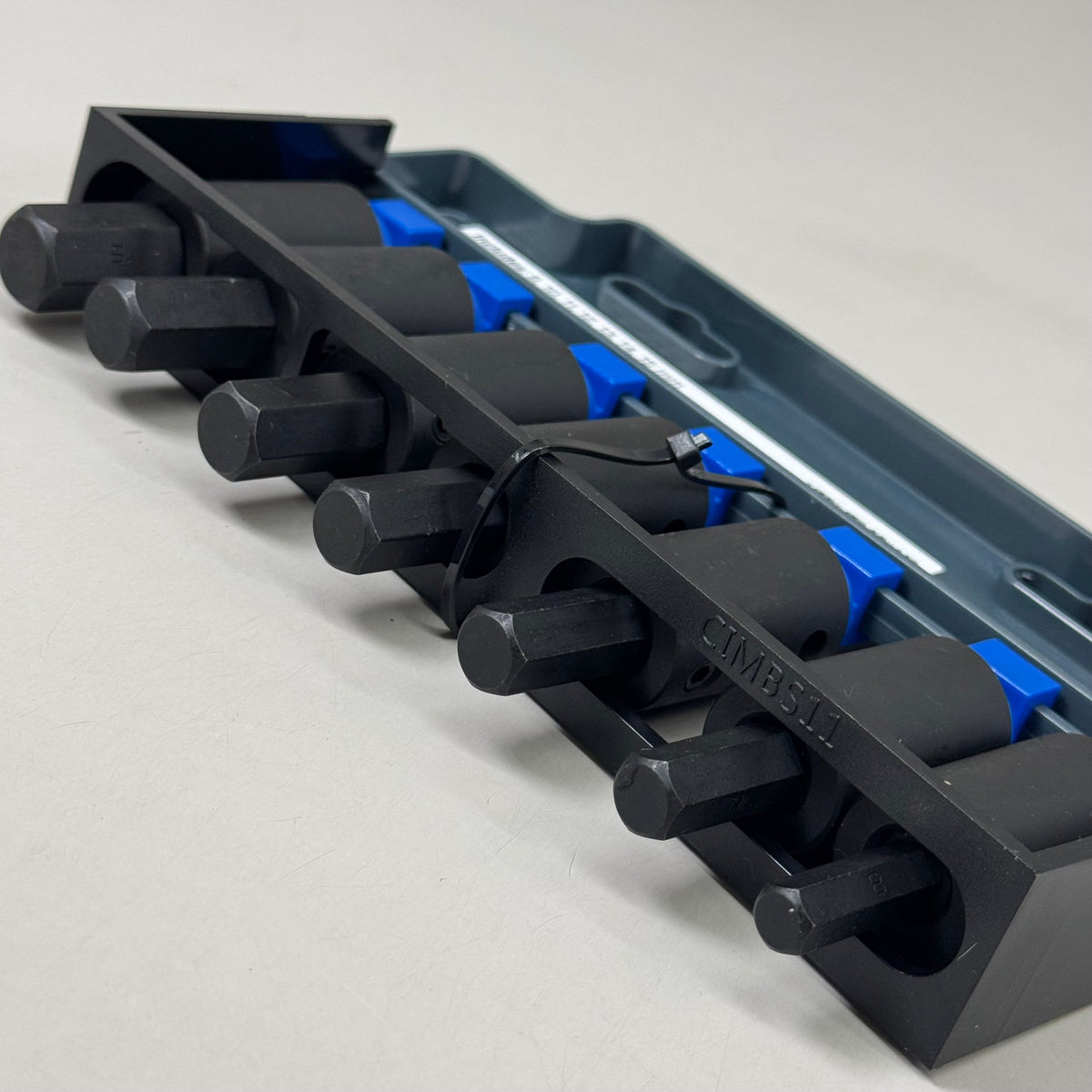 CRESCENT (7 pc) Assorted Sizes X 1/2 in. Metric 6 Point Hex Bit Socket Set CIMBS12