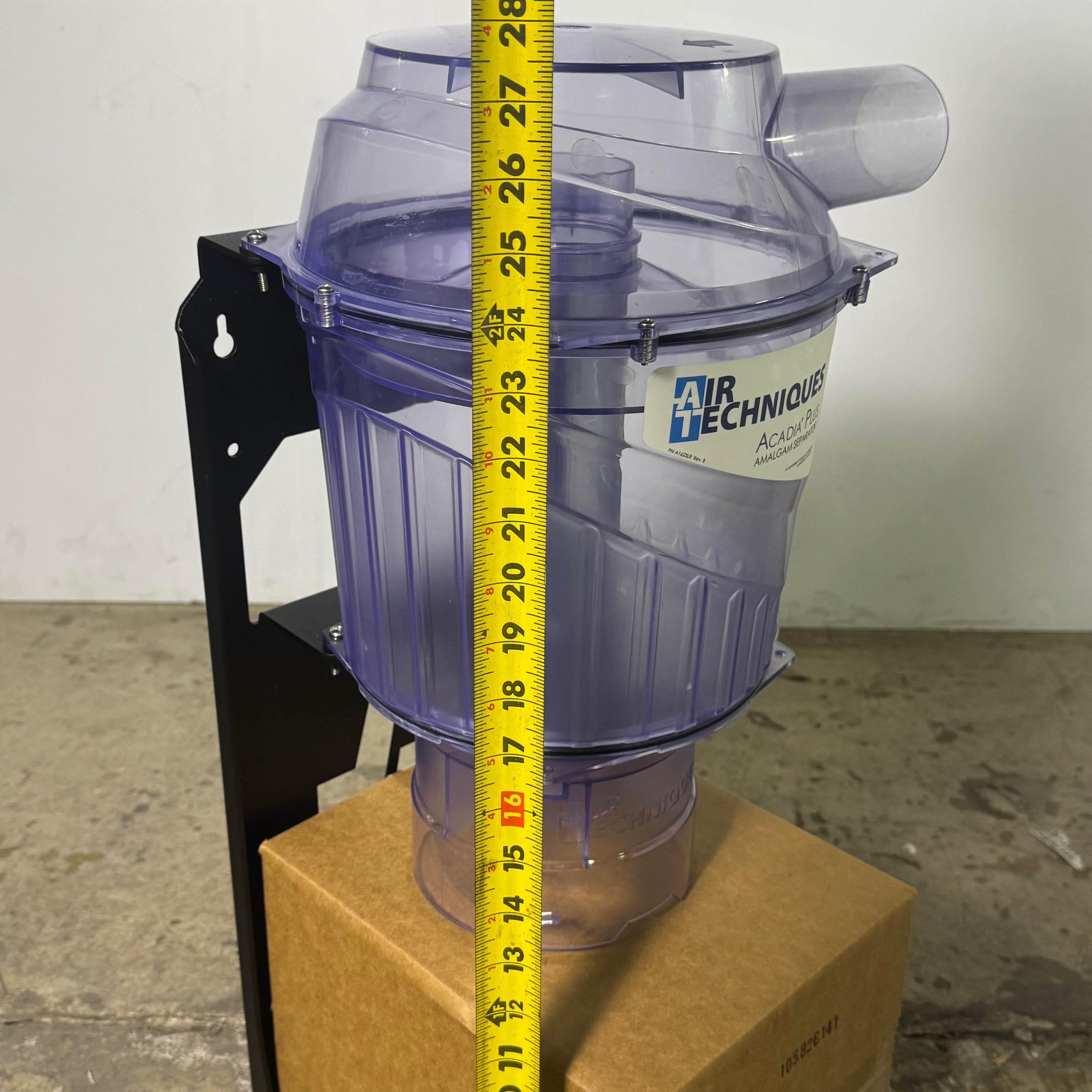 AIR TECHNIQUES Acadia Plus Amalgam Separator Sz 27" H x 9" W x 10" L APLUS