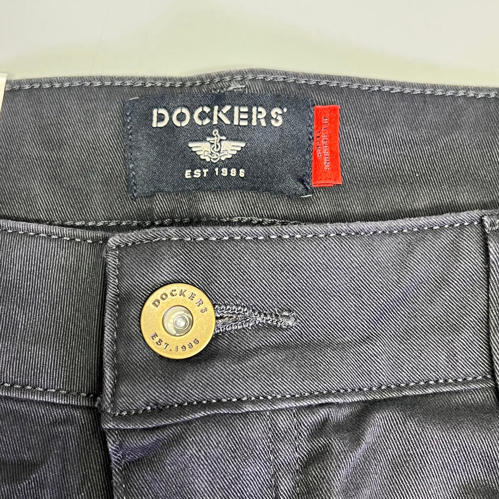 DOCKERS All Seasons Tech Straight Fit Jean Cut Pant Men's Sz 32x32 Steelhead