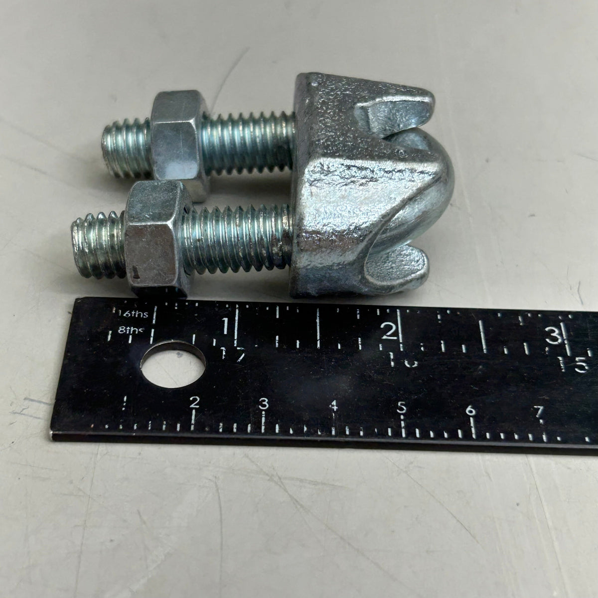 HANHUA (10 Pack) Stainless Steel Wire Rope Clip Cable Clamp 1/2" Chrome