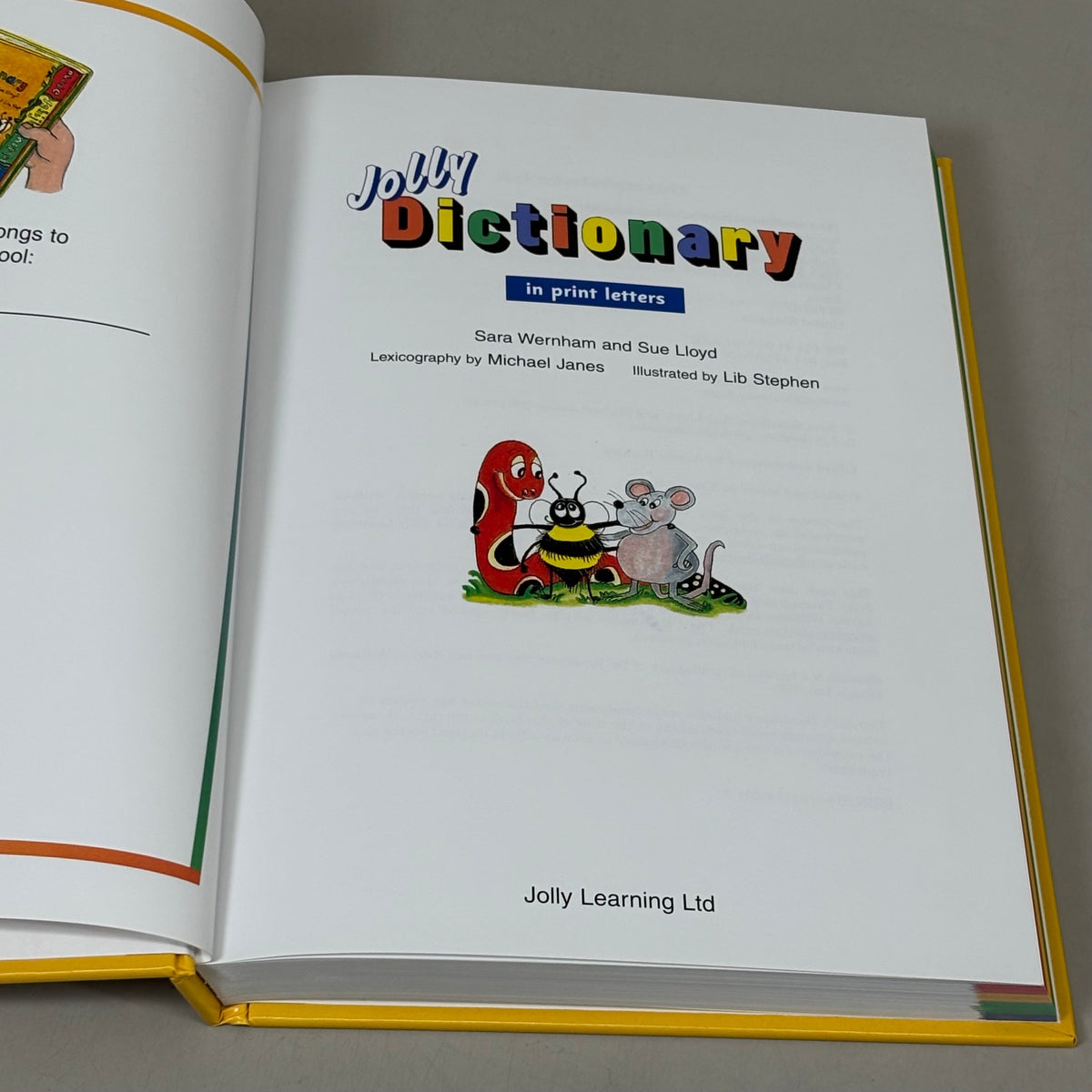 JOLLY PHONICS Jolly Dictionary Learning and Grammar Book