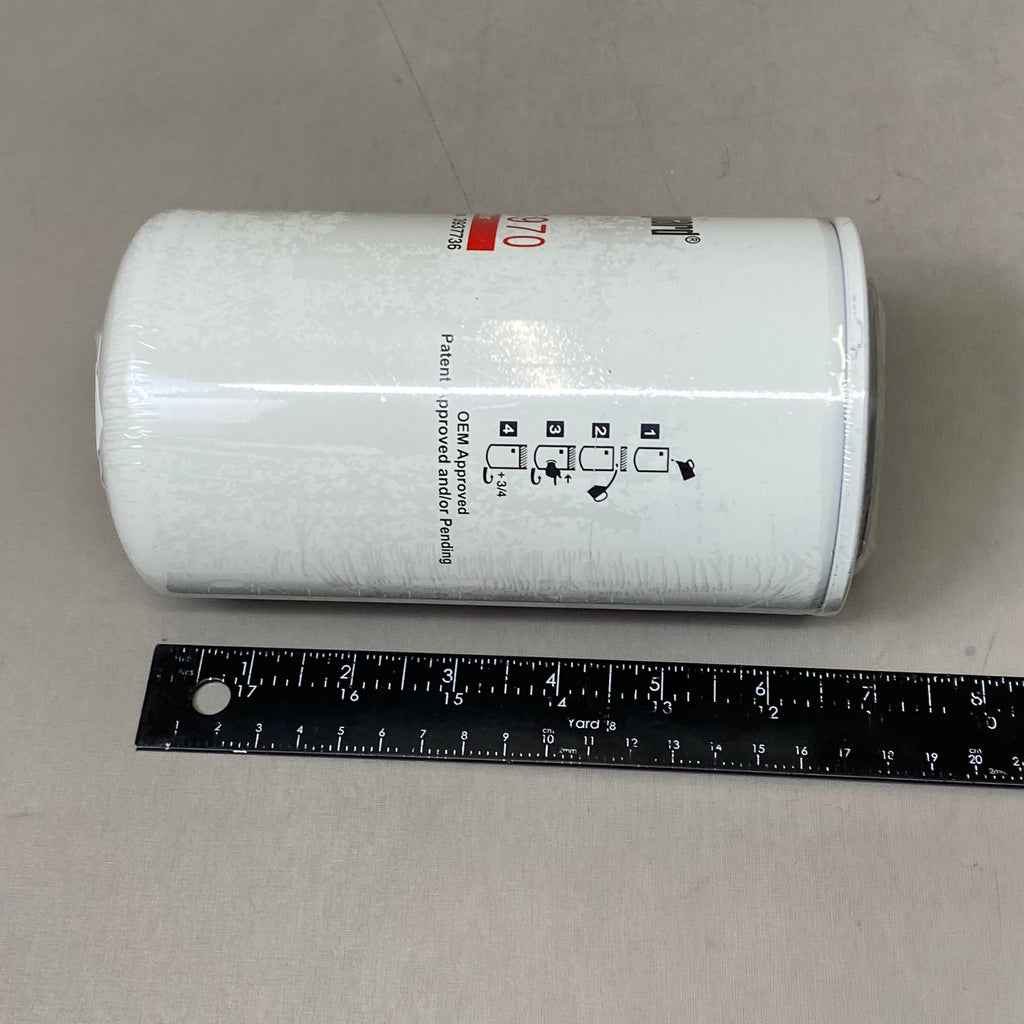 CUMMIN Fleetguard Lube Filter  M20 X 1.5-6H INT White LF3970