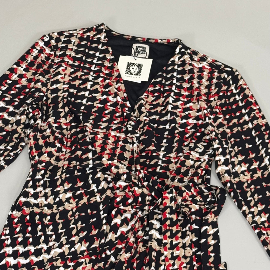 ANNE KLEIN Wrap Dress Multi-Colored for Adult Women's Sz S 9X0-230053279