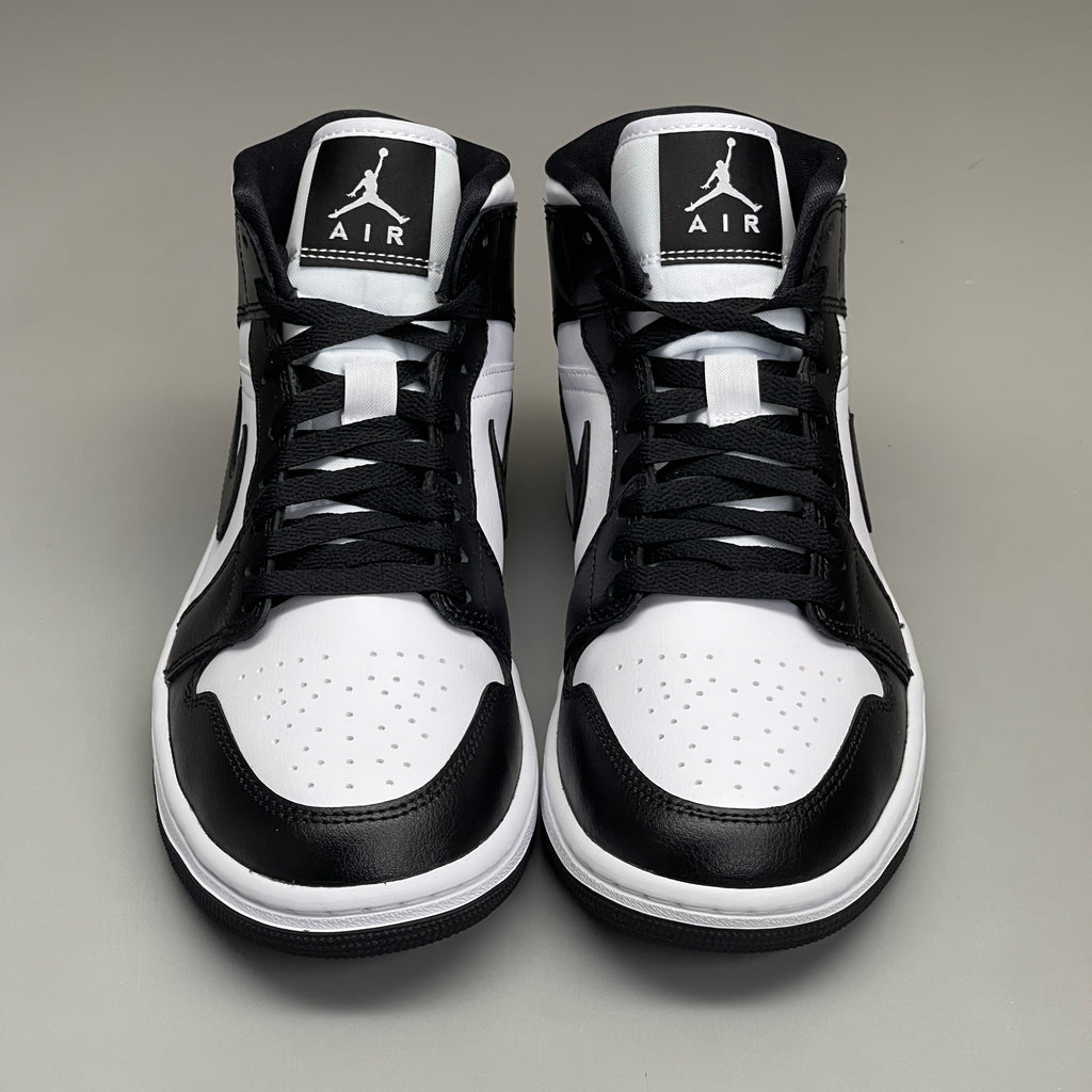NIKE AIR JORDAN 1 Mid Panda Shoe Women's Sz 7 Black / White DV0991-101 (New)