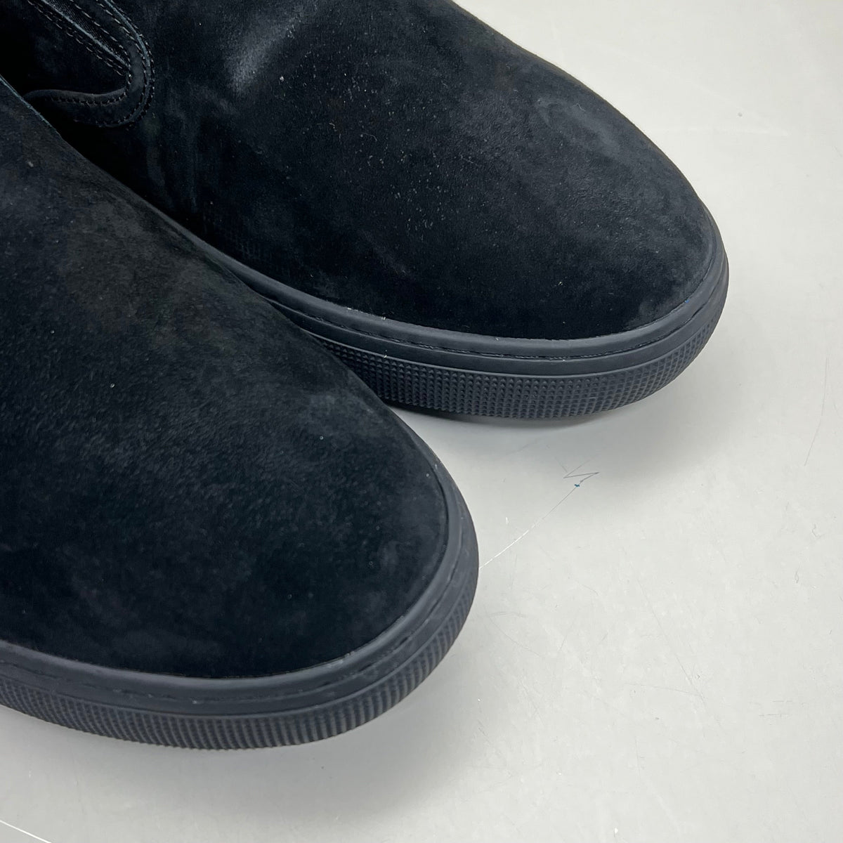 PROPET Kip Suede Slip-On Durocloud Foam Footbed Men's Sz 11.5 M(D) Black MCX074S