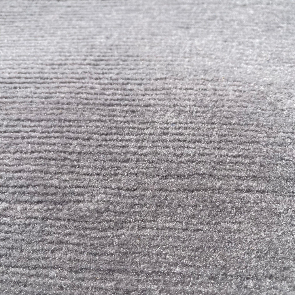 THE RUG COMPANY Bridge Modern Hand Woven Tibetan Wool Rug Roll 16’ x 12' Grey/Blue