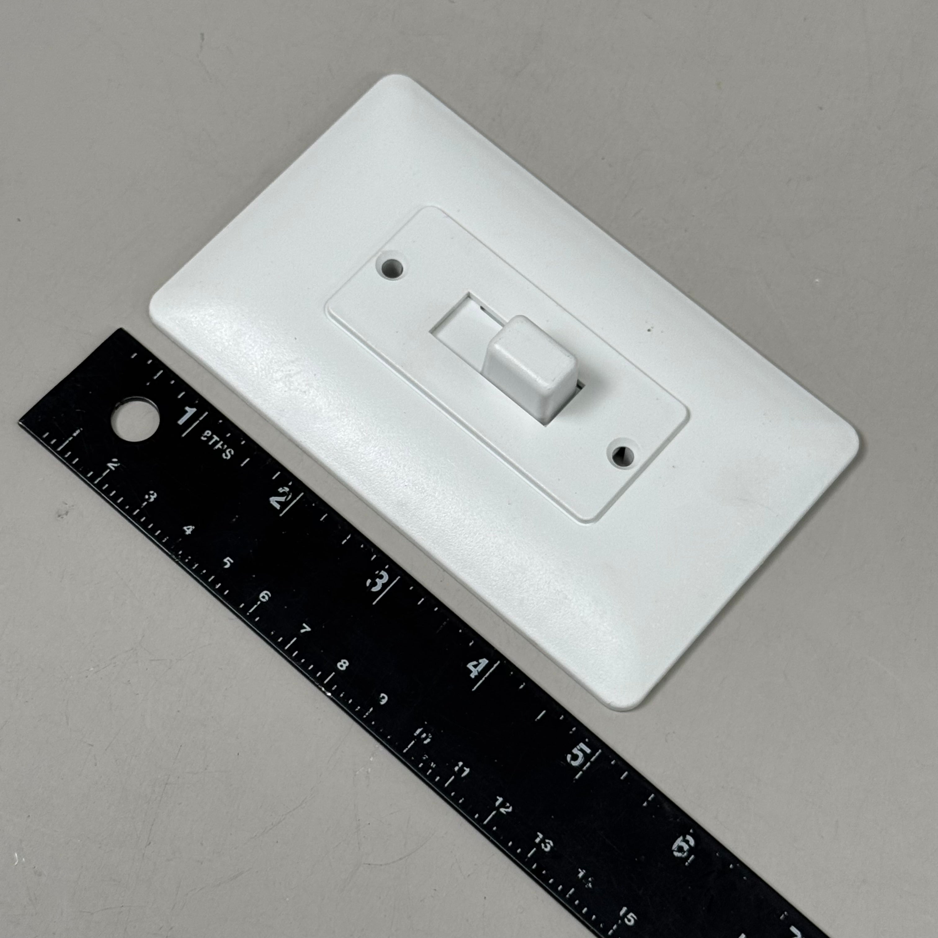 TITAN3 (5 PACK!) 1-Gang Toggle Cover-Up Wall Plate 5" x 3" White TPPCW-T-5