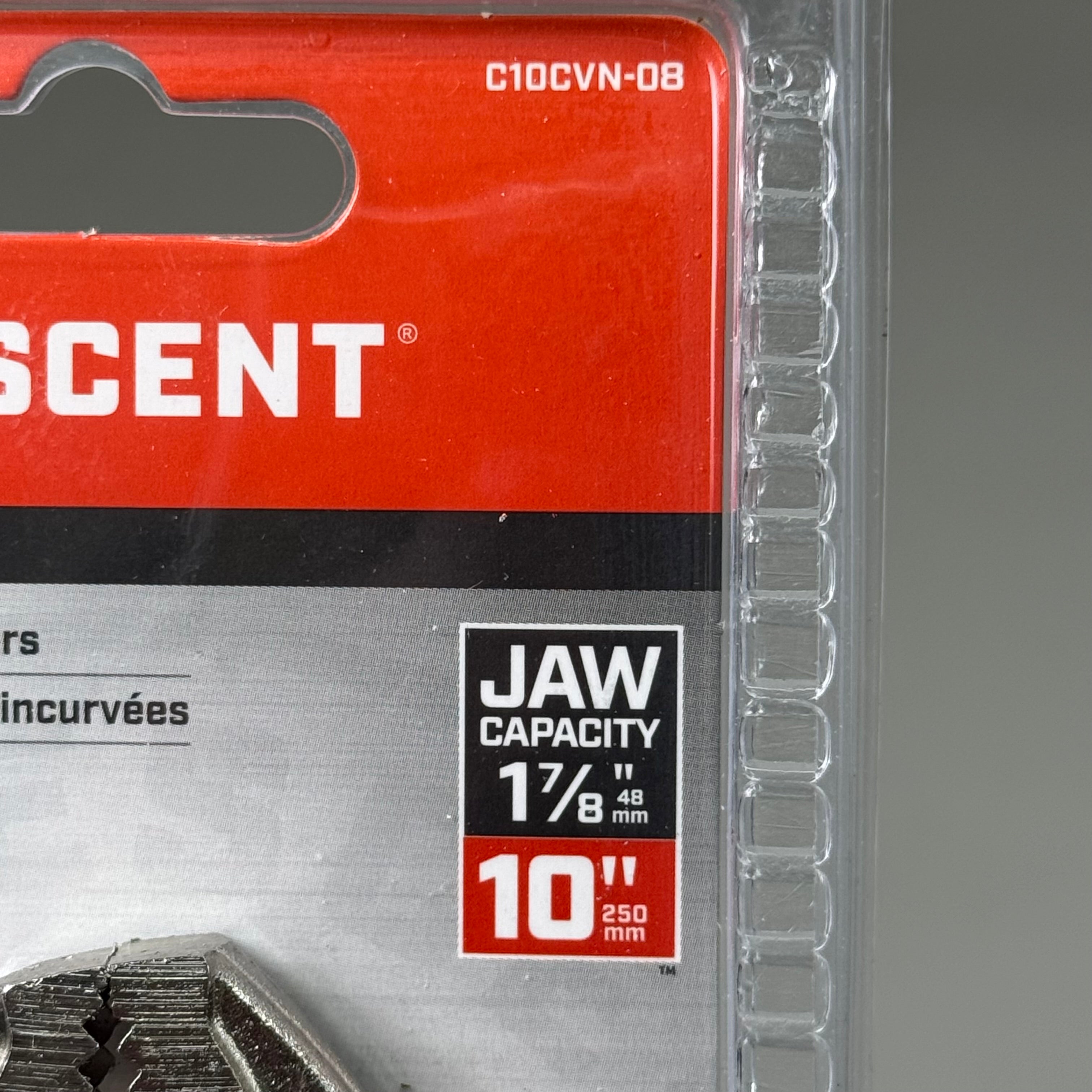 CRESCENT (New) 10" Curved Jaw Locking Pliers with Wire Cutter