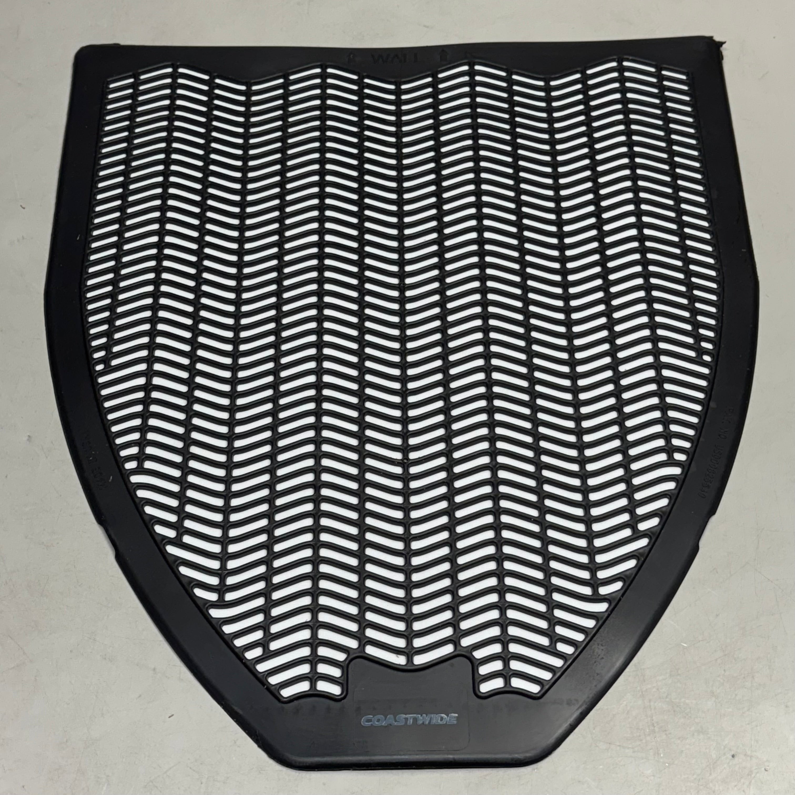 COASTWIDE PROFESSIONAL (6 Pcs) Urinal Floor Mat 20" x 17.5" Black
