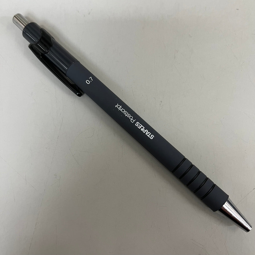 STAPLES (2 PACK, 12 EACH) Retractable Ballpoint Pens Medium Point Black Ink 18264