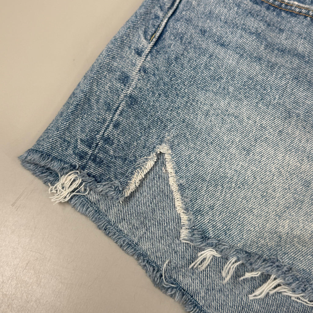 LEVIS 501 Original Fit High Rise Shorts Medium Wash Women's Sz 32 Mega Vibe Blue