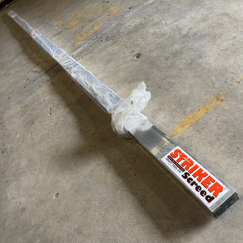 KRAFT TOOL CO. Striker Screed 192”x3-1/2”x1-1/2” ALUMINUM CC616AL