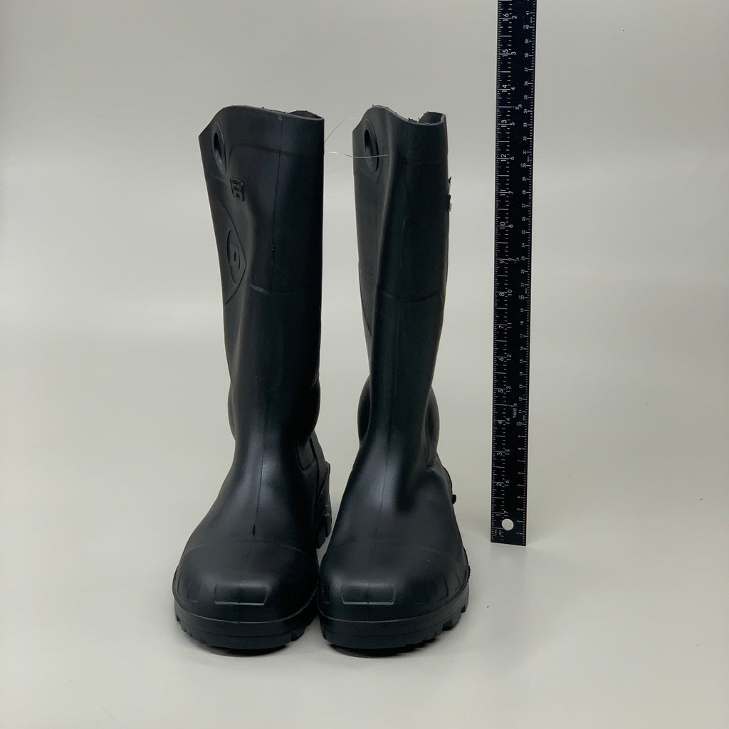 DUNLOP Steel Toe Safety Boots Waterproof Black Sz M 6 W 8 #86776