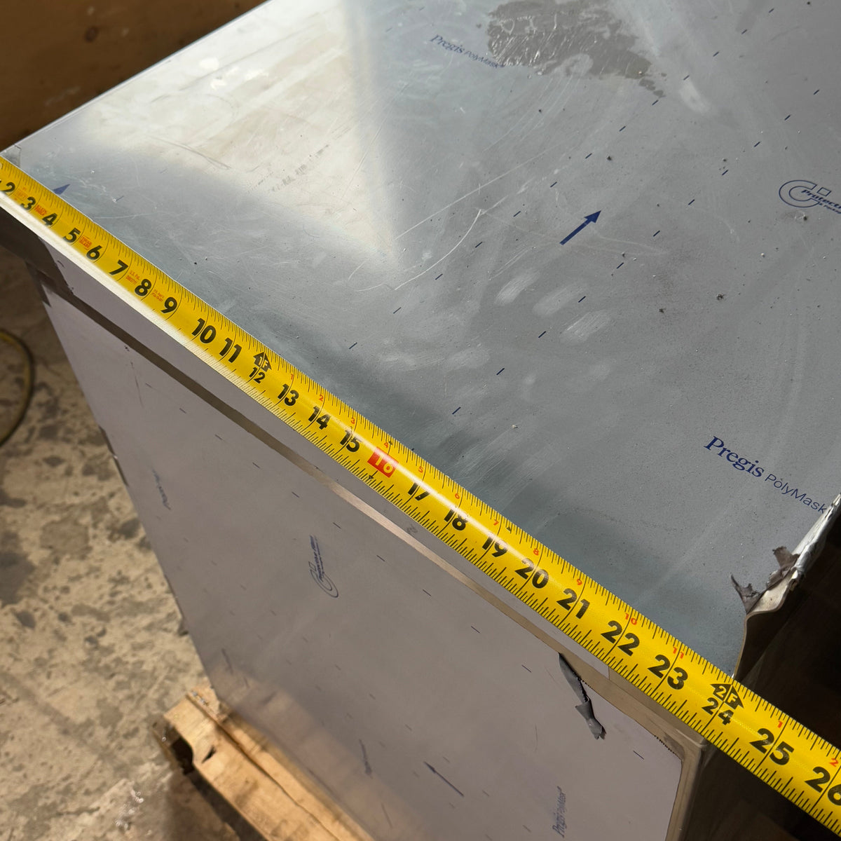 AERO Steel Cabinet Sz 48” L x2 4” W x 29” H 3TSB0HD 2448TD Minor Damage