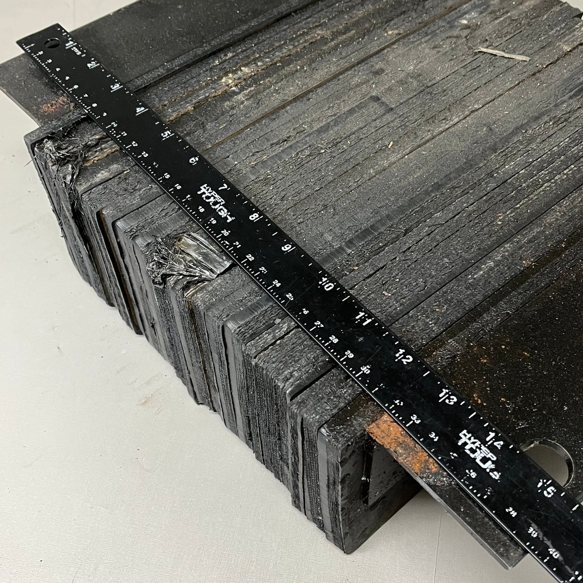 VESTIL Durable Laminated Rubber Dock Bumper 12"x14"x4.5" 1214-4.5 B003SI6CBW
