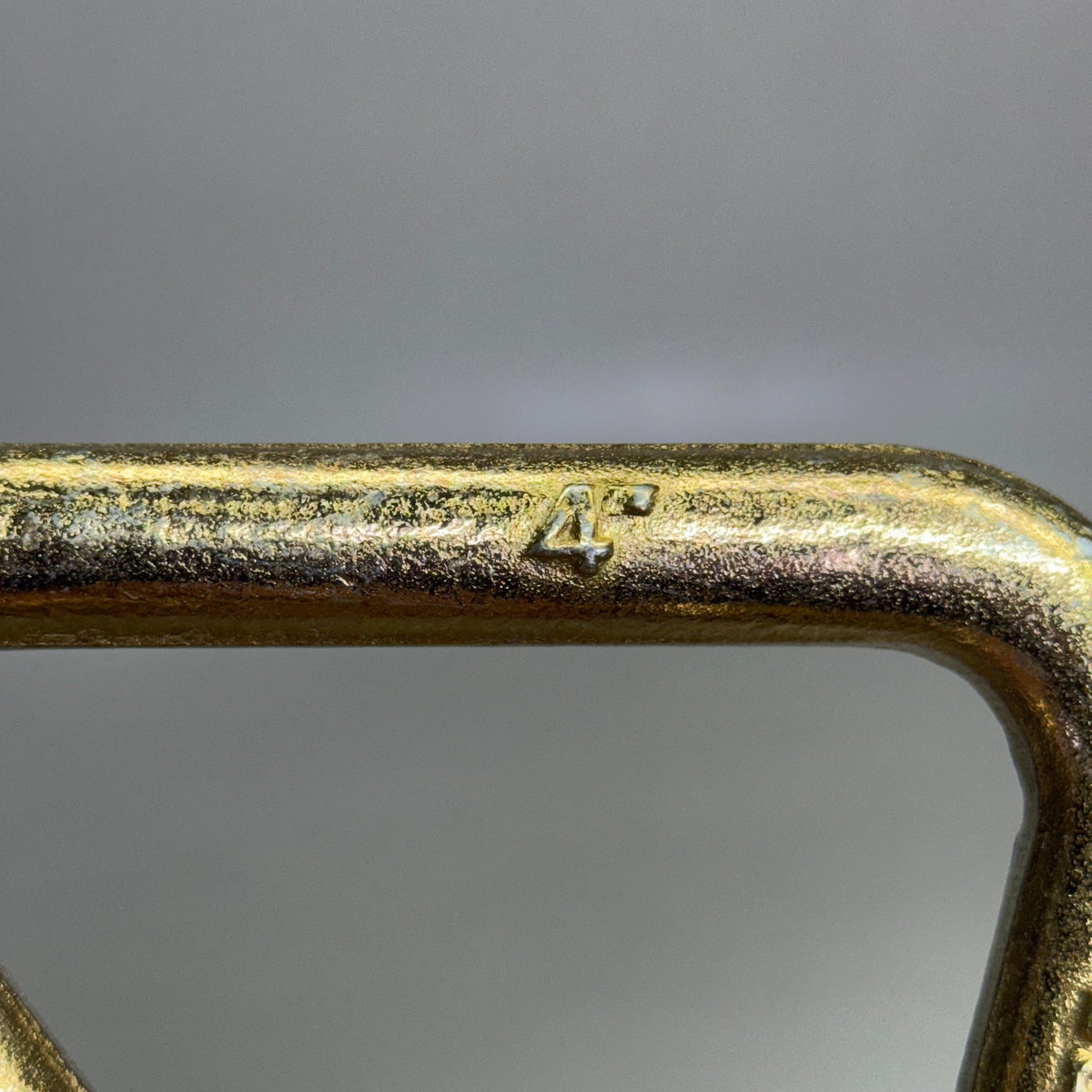 FORGED G70 Transport Chain With Clevis Hooks 3.5" X 2", Golden