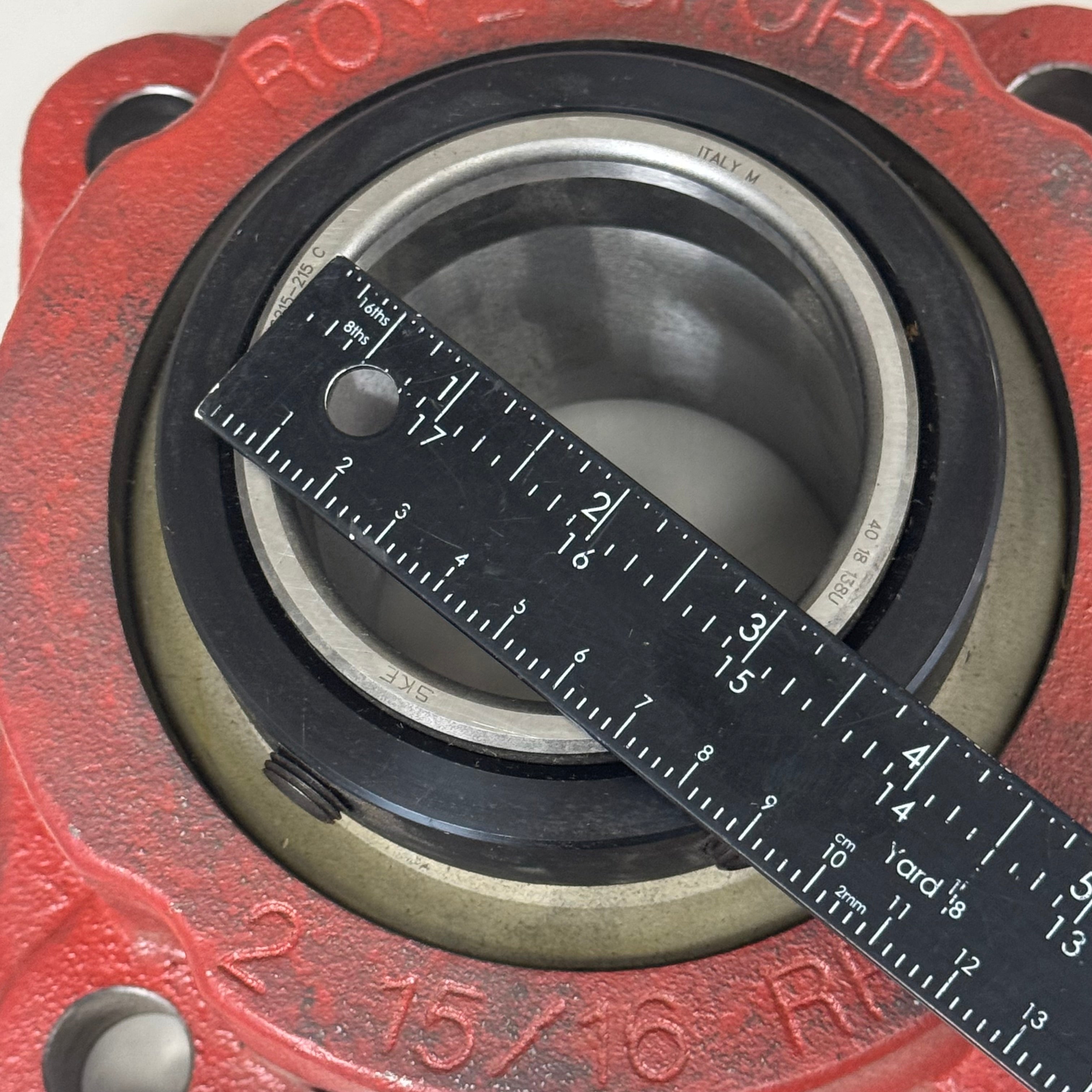 ROYERSFORD Spherical 4-Bolt Flange Bearing Expansion 2-15/16" Red 40-05-E215
